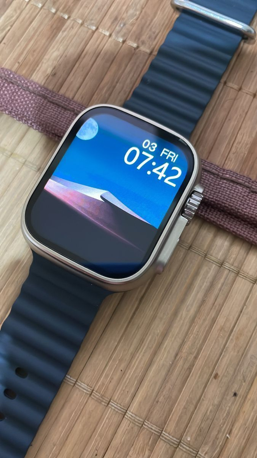 Image of MAHAGURU T800 BT watch 2in Big Screen Sunlight Proof Display Music Play Insta WA Notifier Smartwatch