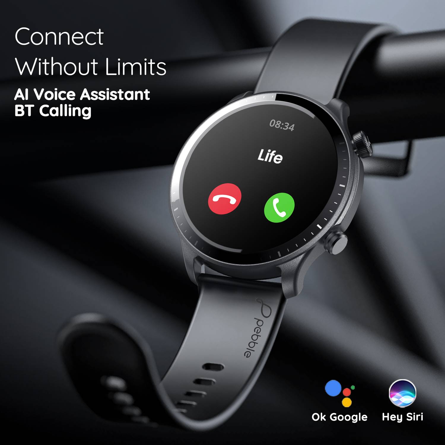 Pebble Cosmos Luxe 3 1.43" Amoled Smartwatch - Image 4