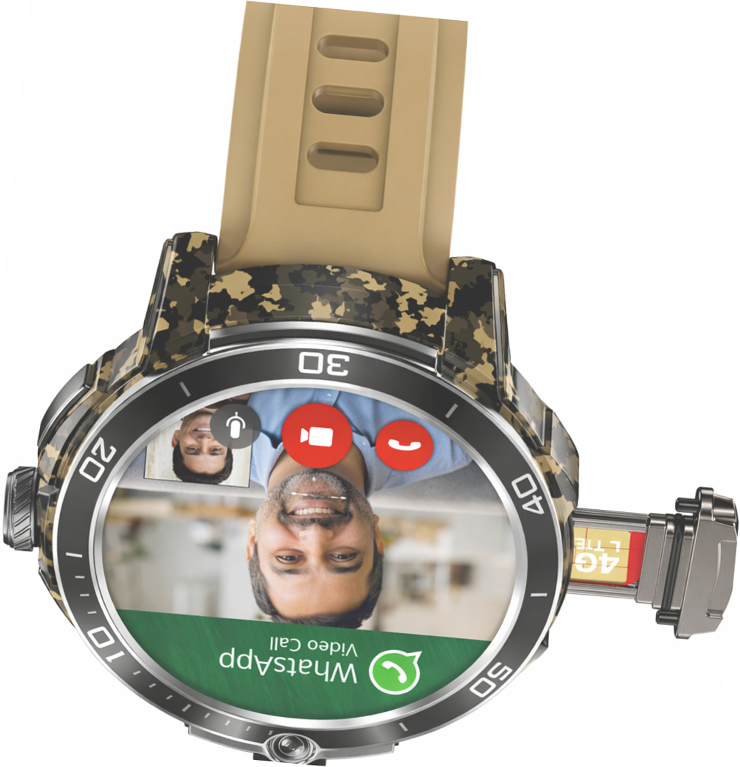 Image of OLDY GOLDY COMPUTERS 5G Android Smart Watch SIM UPI WhatsApp Support Voice Call Video Call 2MP Camera Smartwatch