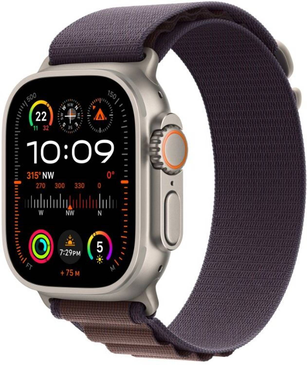 Apple Watch Ultra 2 GPS + Cellular 49mm Titanium Case with Loop -