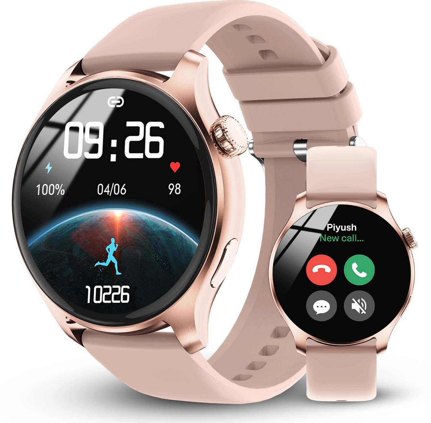 Nervfit New Launch Orion S1 1.43" AMOLED with AOD, BT Calling, Pr