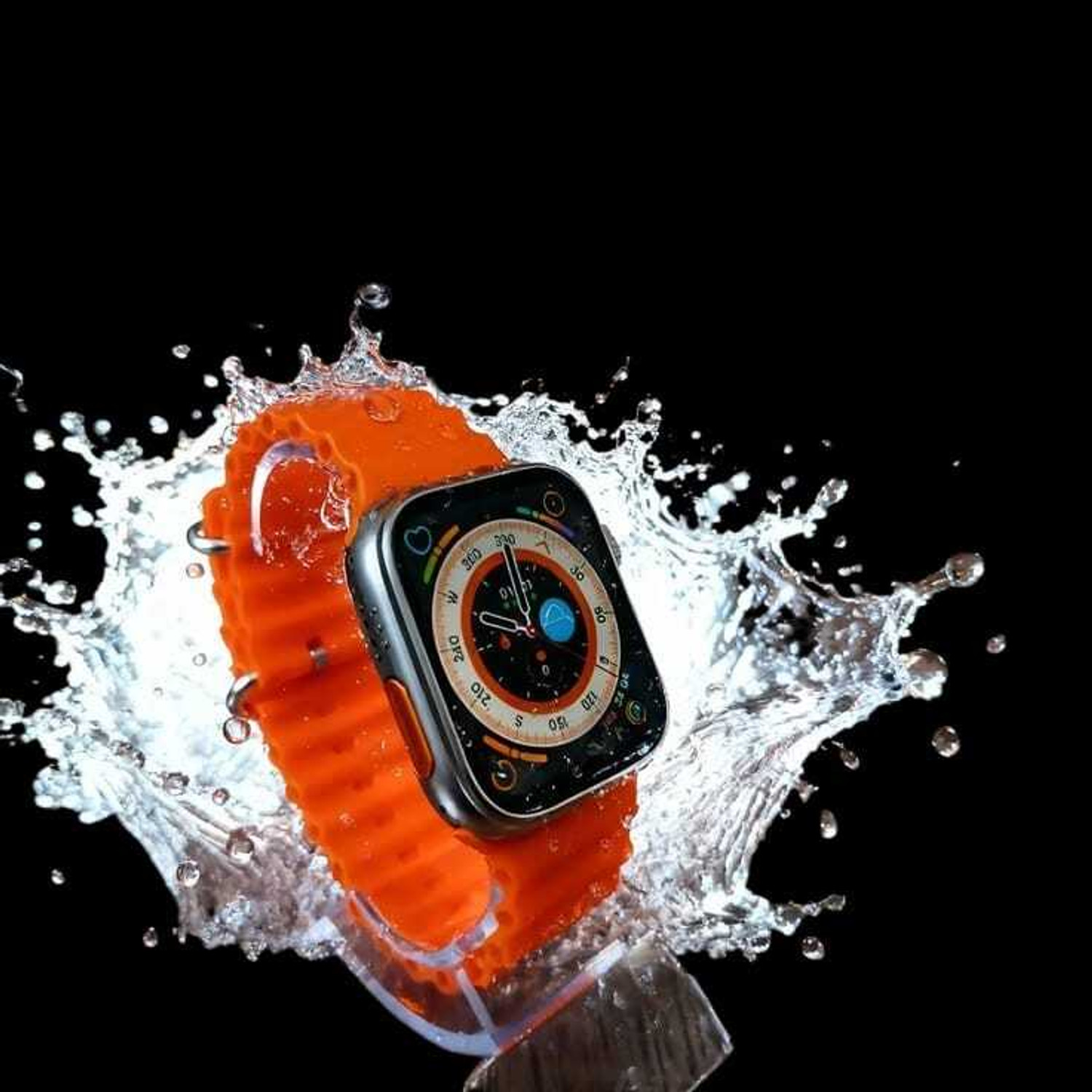 Image of TECHIO T800 ULTRA SMART WATCH ORANGE Smartwatch