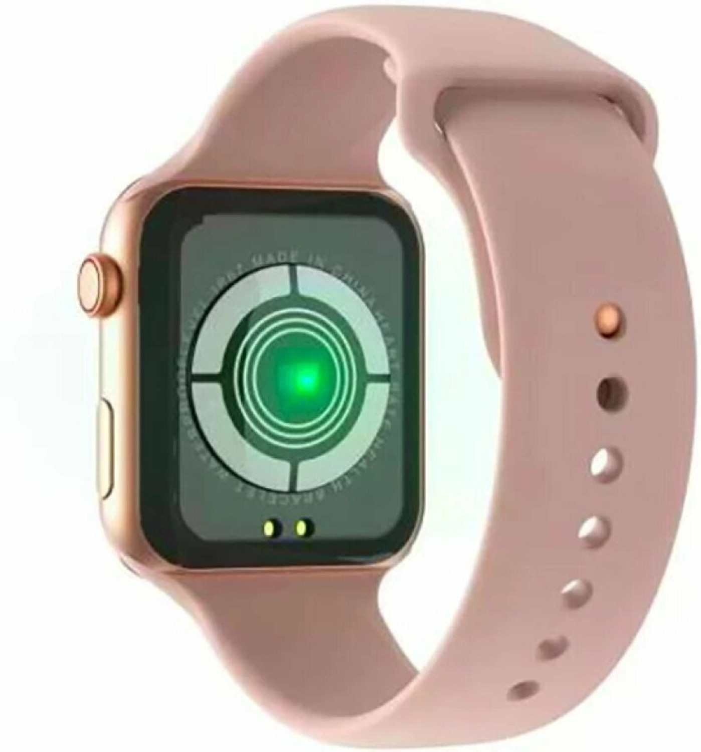 Image of SAMSTAR COLLECTION stylish Smartwatch Bluetooth Calling, AI Voice, Heart Rate tracking Smartwatch (Pink Strap, Free Size)