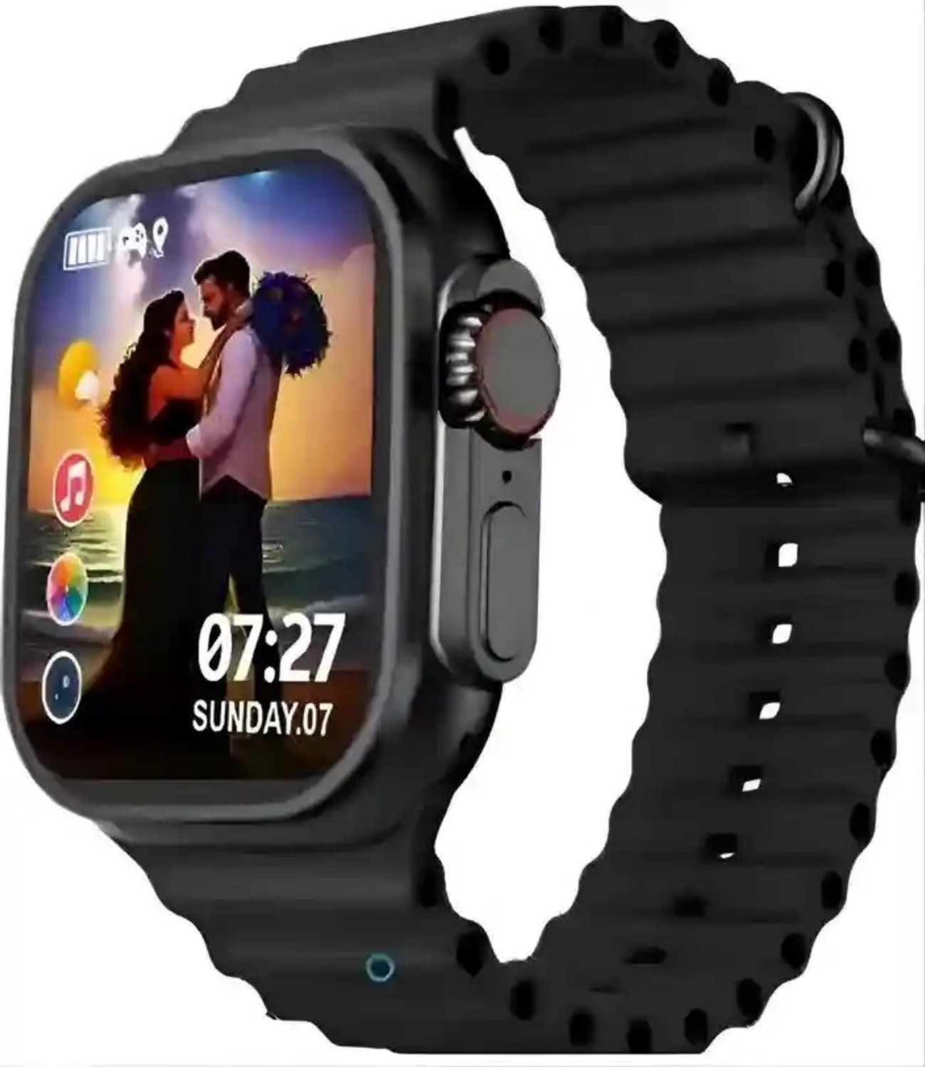 Image of Onikuma T800 BT watch 2in Big Screen Sunlight Proof Display Music Play Insta WA Notifier Smartwatch