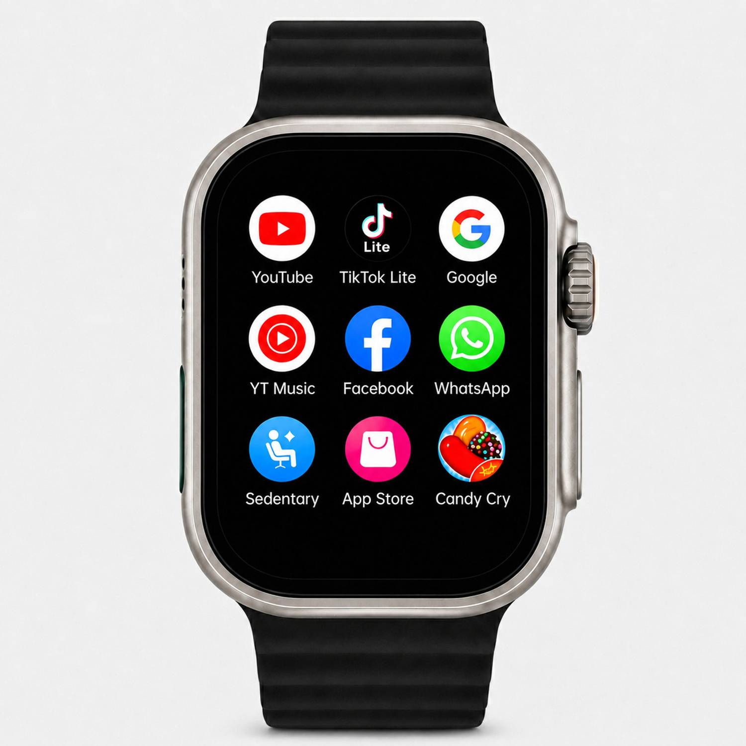 SELIX Ultra HD BT Calling, Fitness Tracking, Sports Modes & Music Control Support Smartwatch