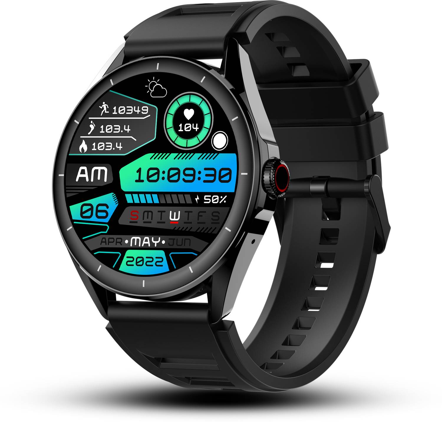 Pebble Cosmos Valor 1.43"Amoled Display, BT Calling, Multi Sports