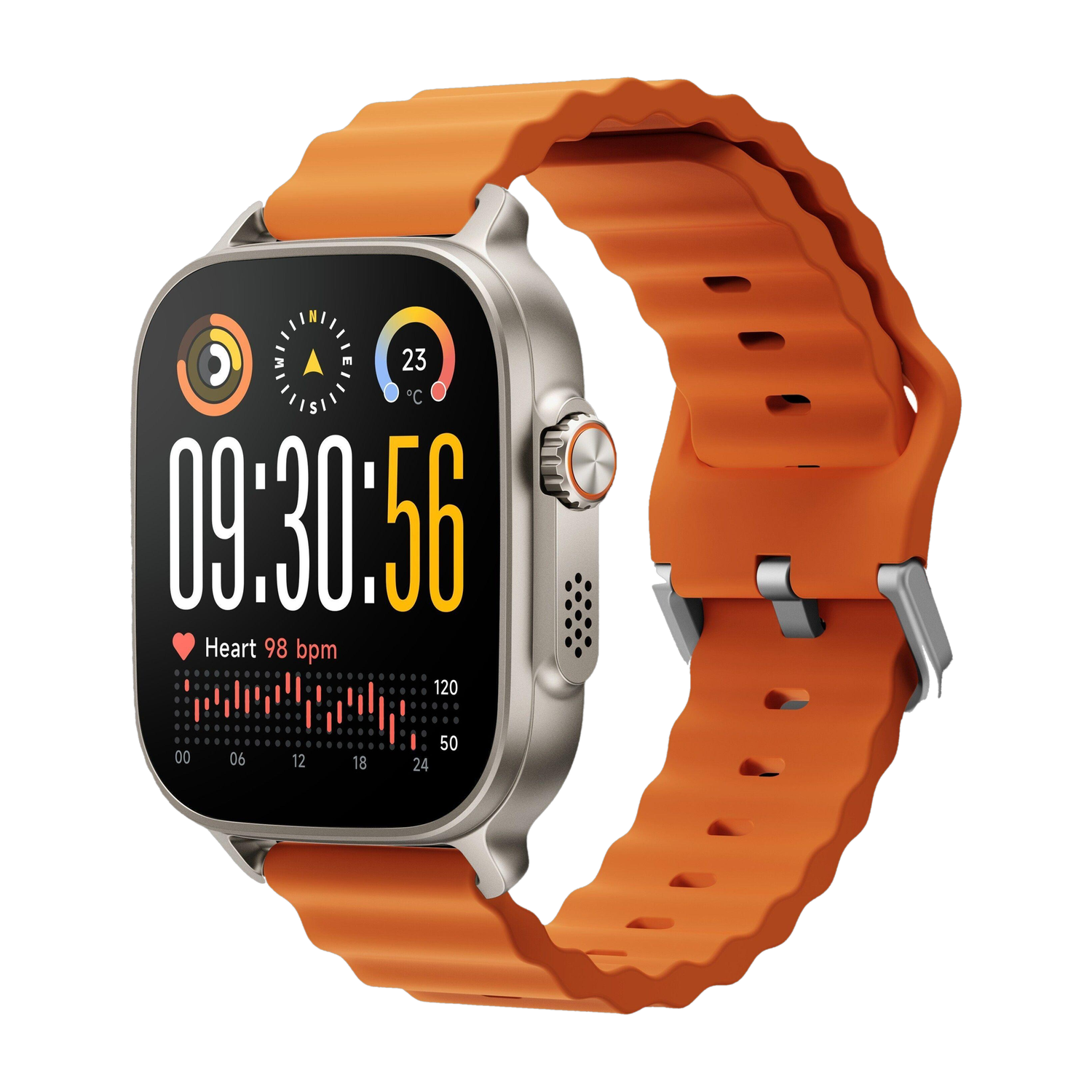 realme Watch 5,1.97" AMOLED,upto 20 Days Battery,BT Calling,GPS,Compass,IP68 Smartwatch