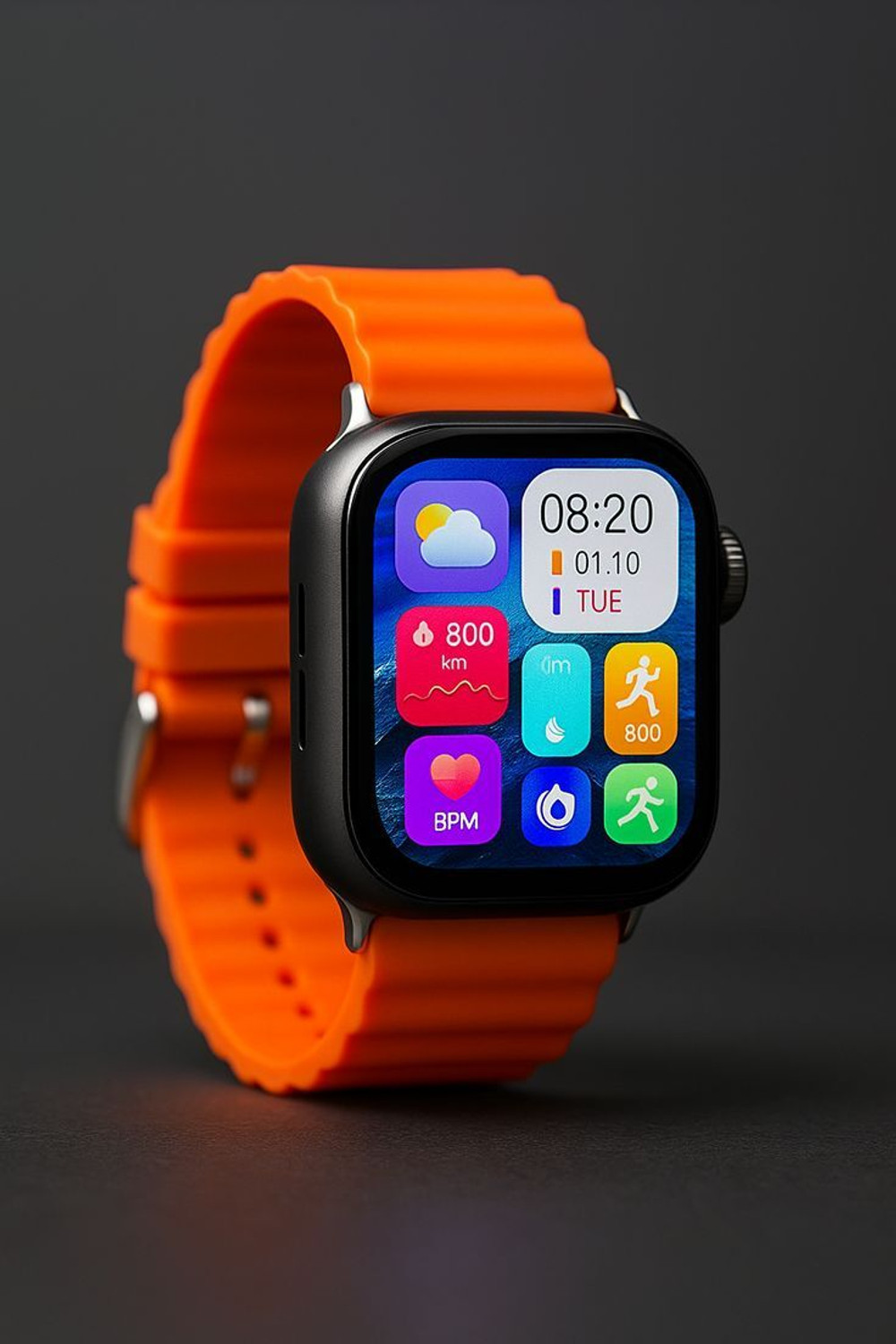 Image of Onikuma T800 BT watch 2in Big Screen Sunlight Proof Display Music Play Insta WA Notifier Smartwatch
