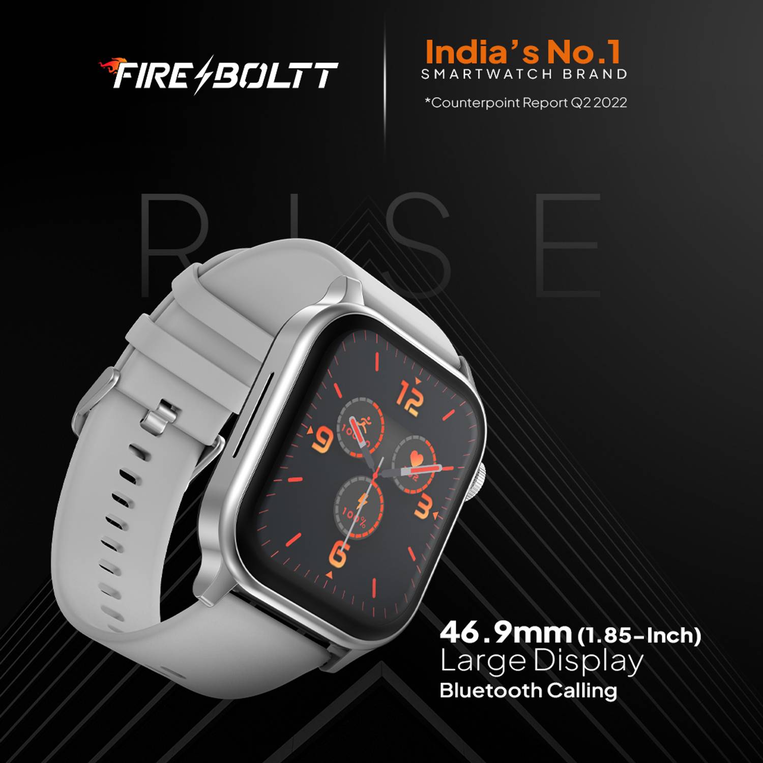 Fire-Boltt Rise 47mm Bluetooth Calling Smartwatch - Image 2