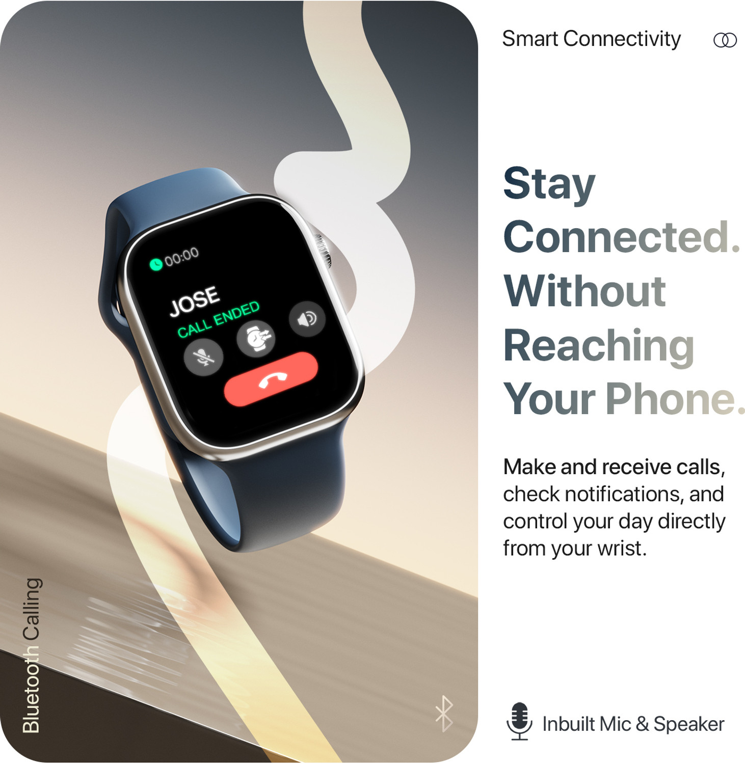 Image of Fire-Boltt Rise X 2.01 HD Display, Wireless Charging, Rotating Crown, Bluetooth Call Smartwatch