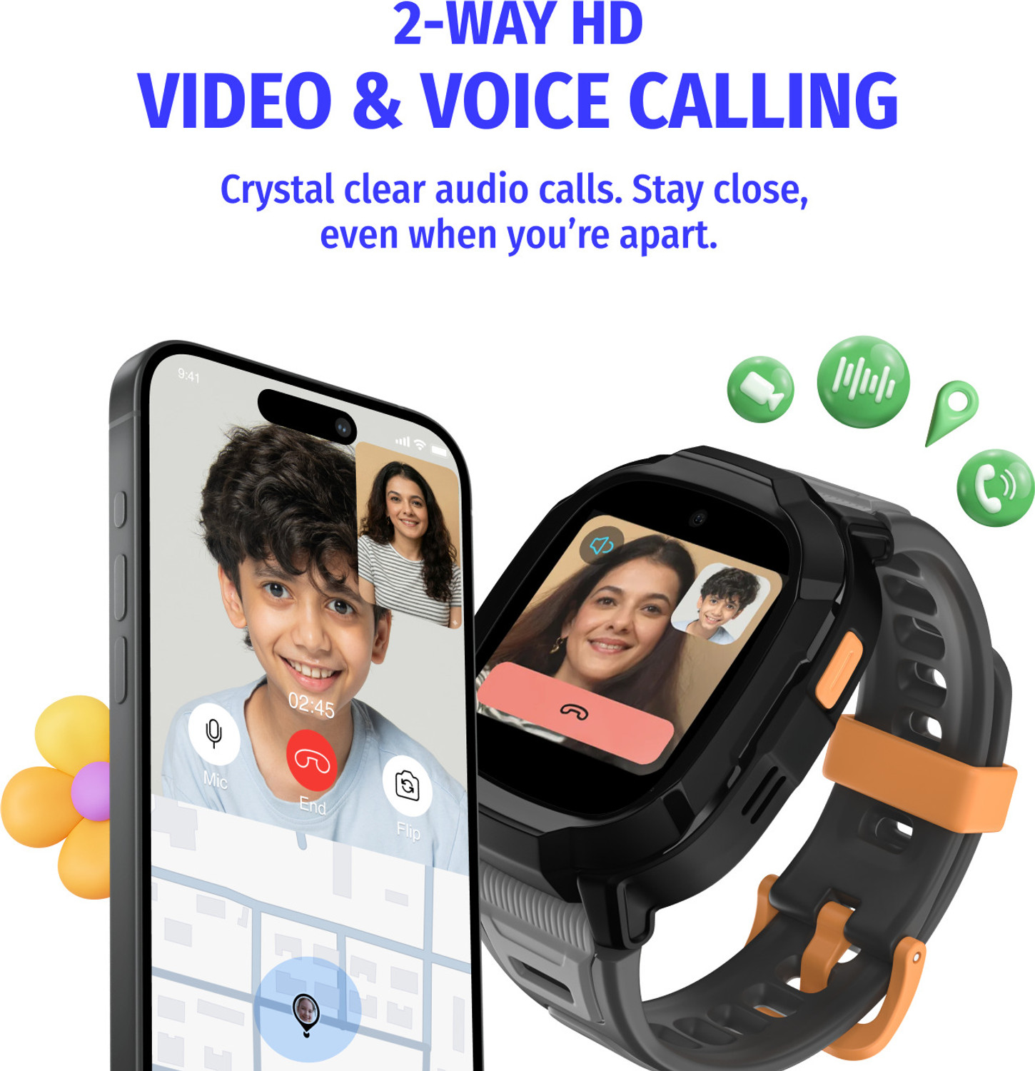 Image of Noise Explorer 2 for Kids 2-way Video & Voice Calling, Geofencing, Emergency Alerts Smartwatch
