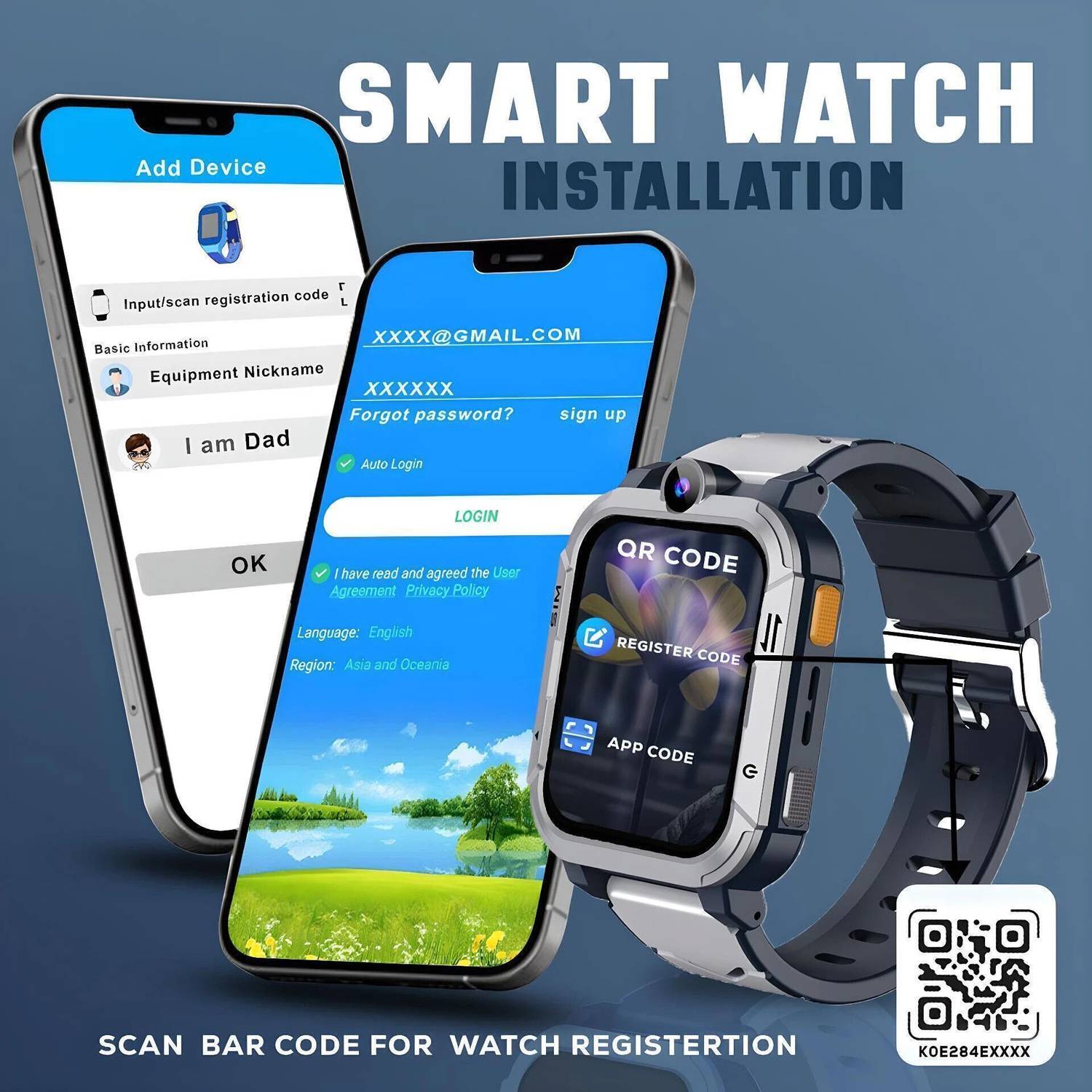 GameSir 5G Kids Smartwatch with SIM, GPS,Video Call, VoiceChat