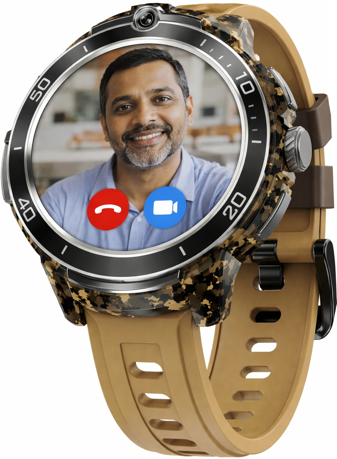 Image of Shop New 5G Android Smart Watch SIM UPI WhatsApp Support Voice Call Video Call Smartwatch
