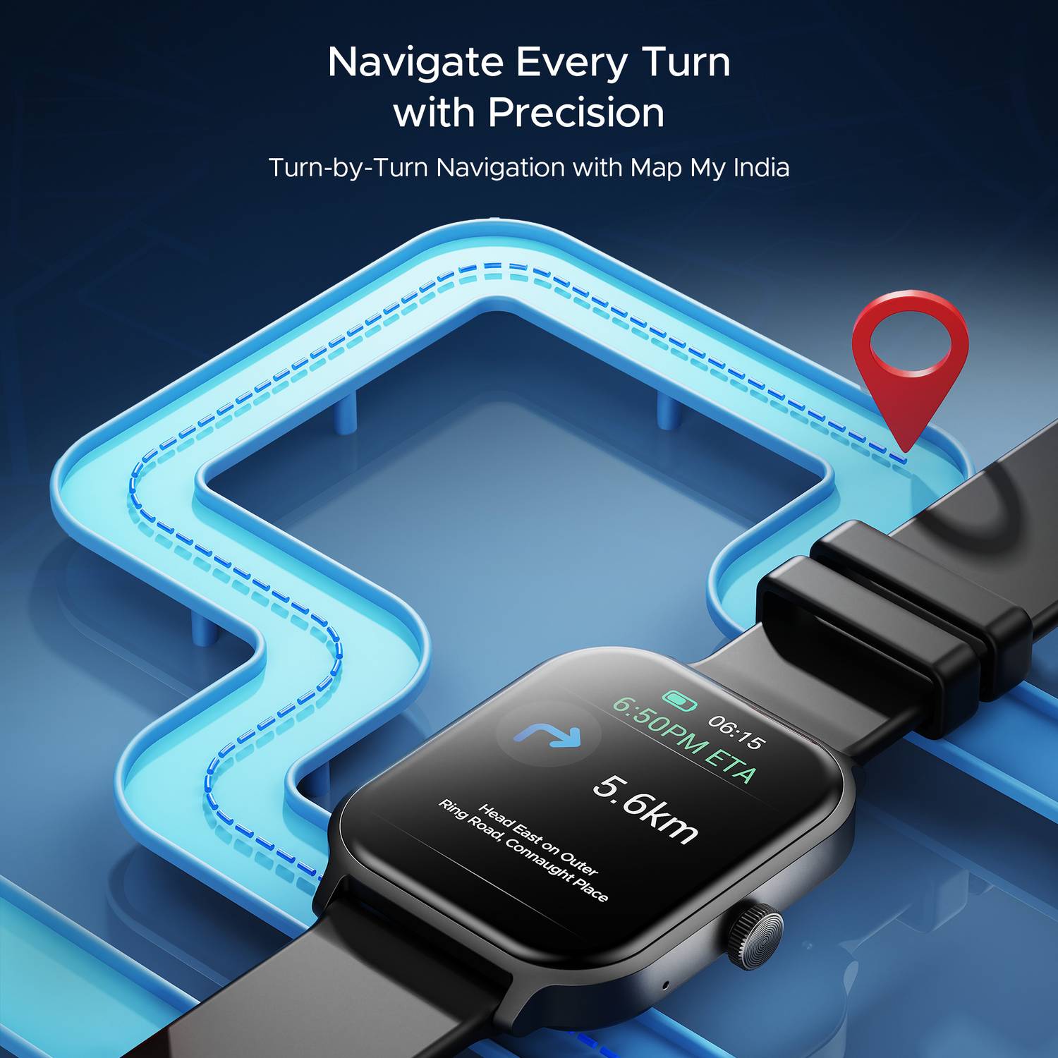 boAt Storm Call 3 Plus 49.7cm HD Display Smartwatch - Image 4