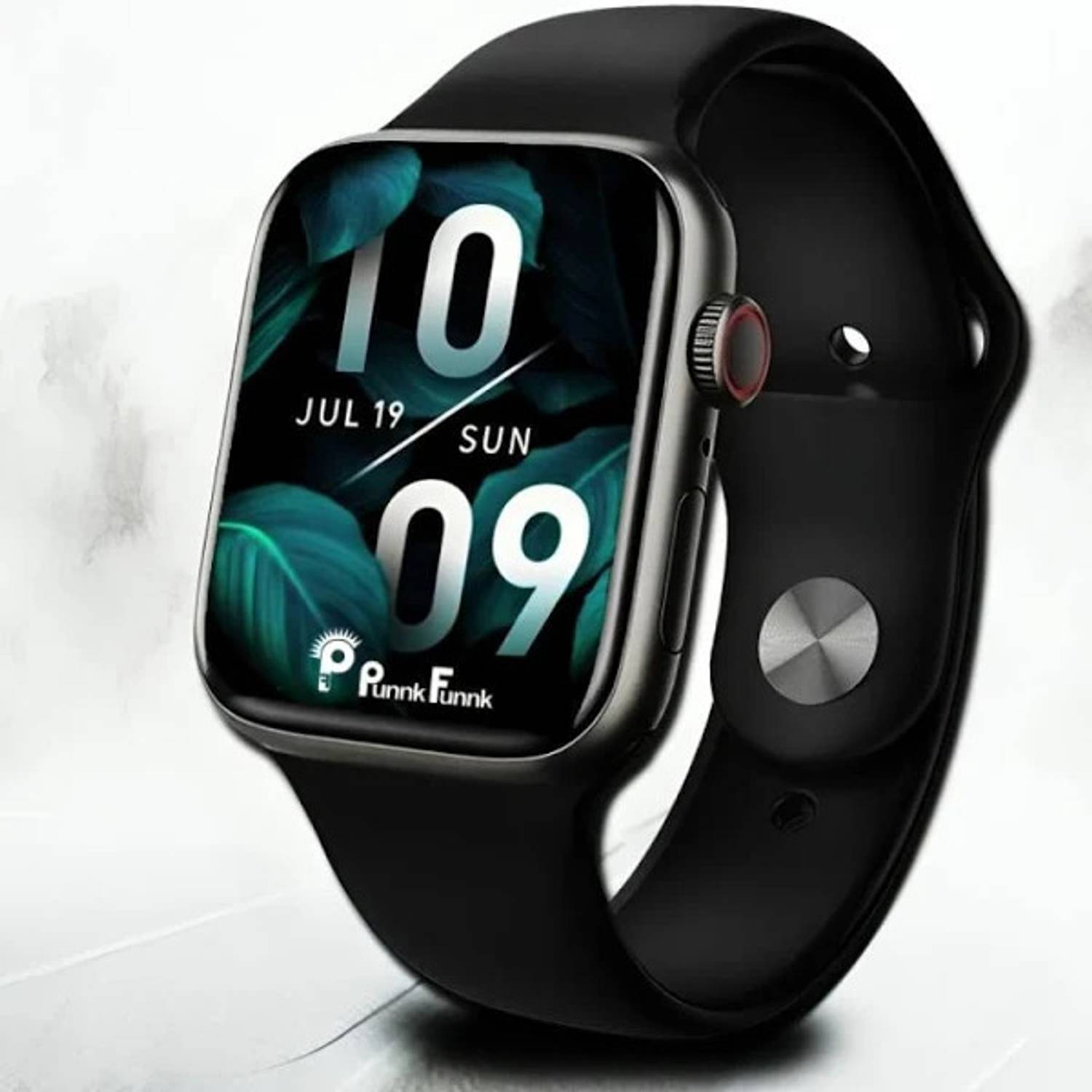 P U COLLECTION T55 Black Smart Watch with Calling Function and BP