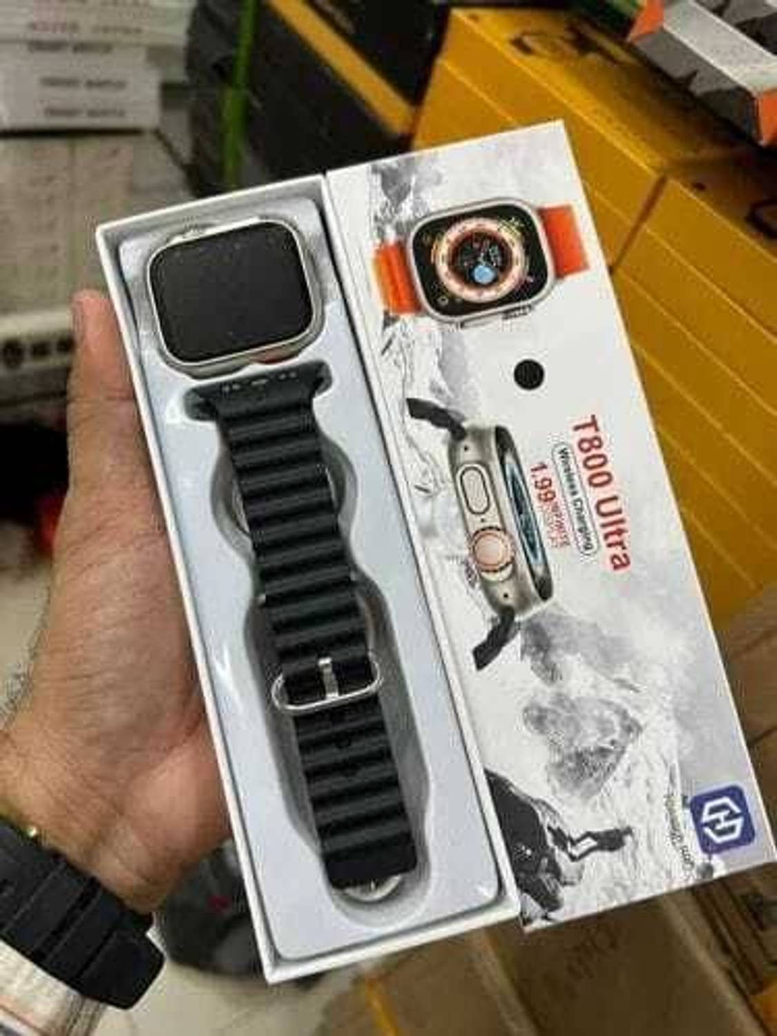 RKLS T800 Ultra Smartwatch Black - Image 1