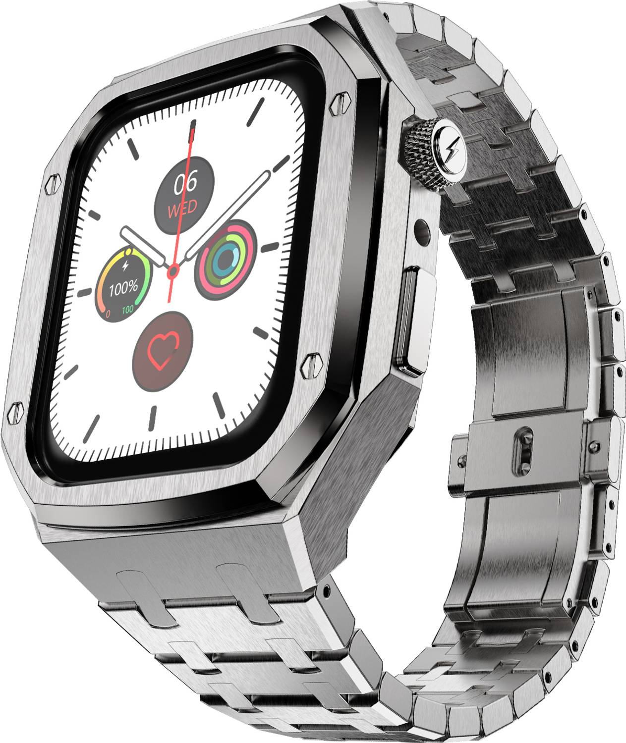 Fire-Boltt Elemento 49.5mm Stainless Steel Smartwatch - Image 1