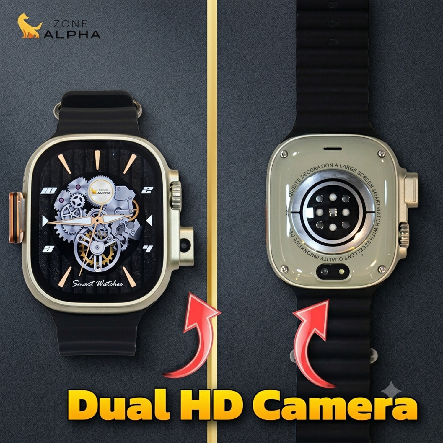 Image of Amozkart Android Smart Watch Support 5G /4G SIM /Wi-Fi /Bluetooth Smartwatch F483 Smartwatch