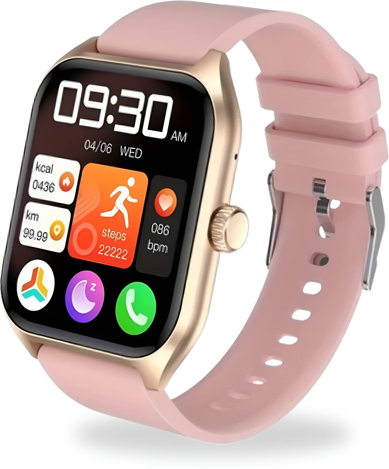 Melbon LAXA-FIT 2.01 AMOLED Display, Smart Health Monitoring, Fit
