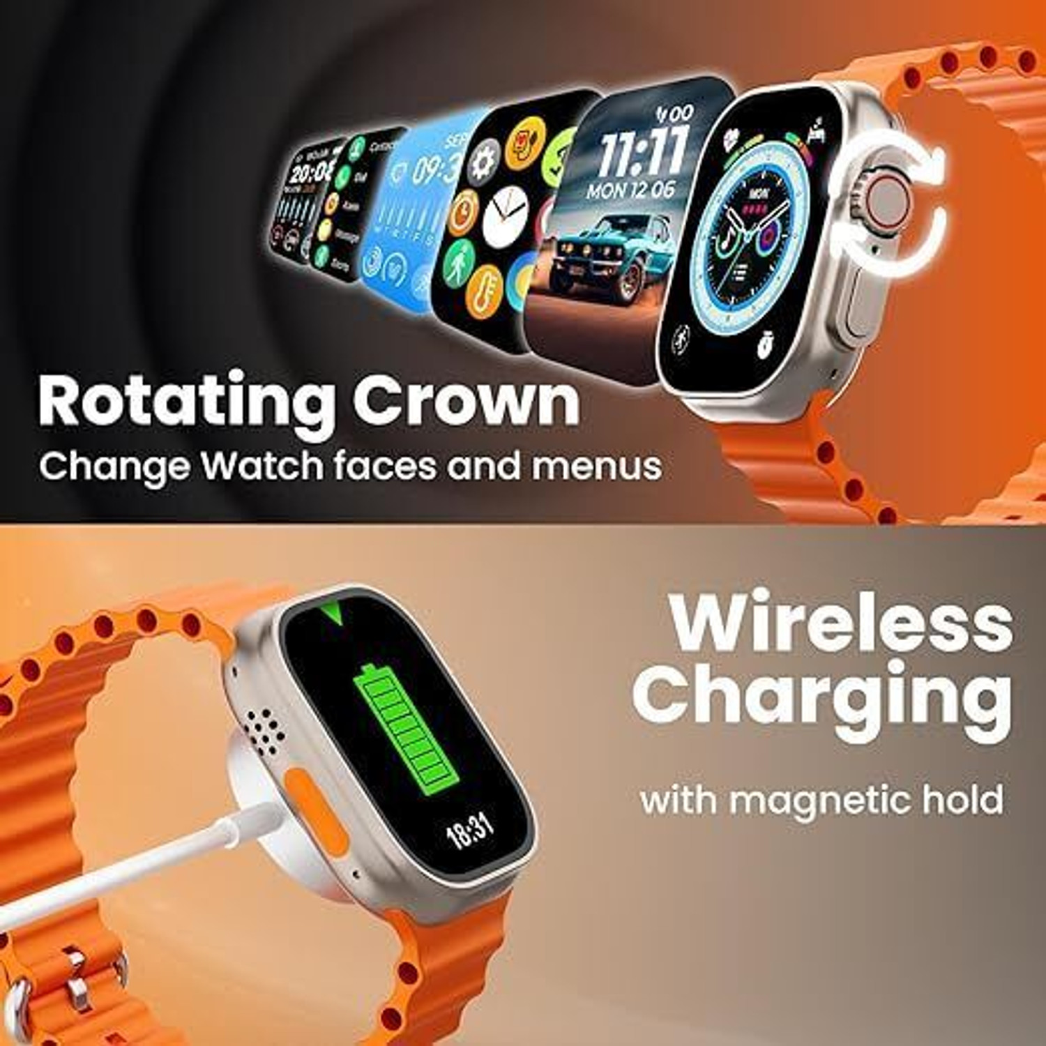 Image of TECHIO T800 SMART 3 Smartwatch