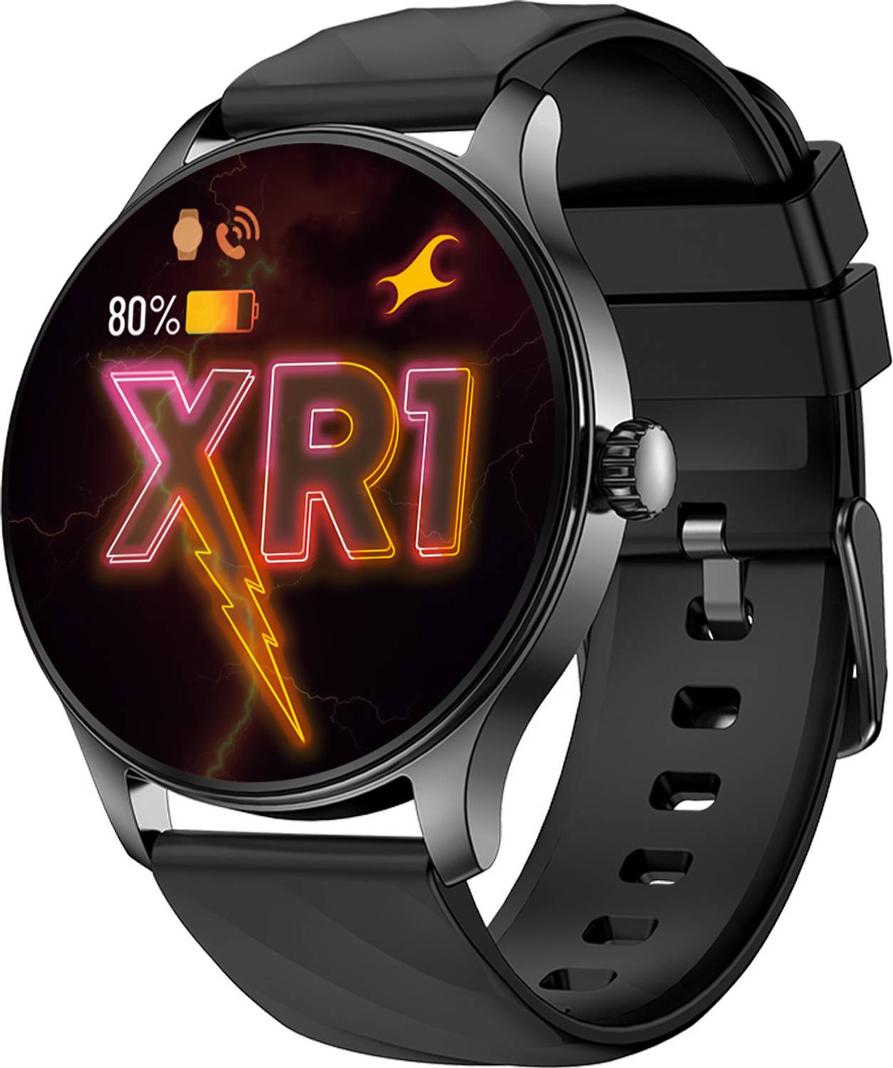 fastrack Revoltt XR1 Smartwatch with Bluetooth Calling (35mm UltraVU HD Display, IP68 Water Resistant, Black Strap) Online