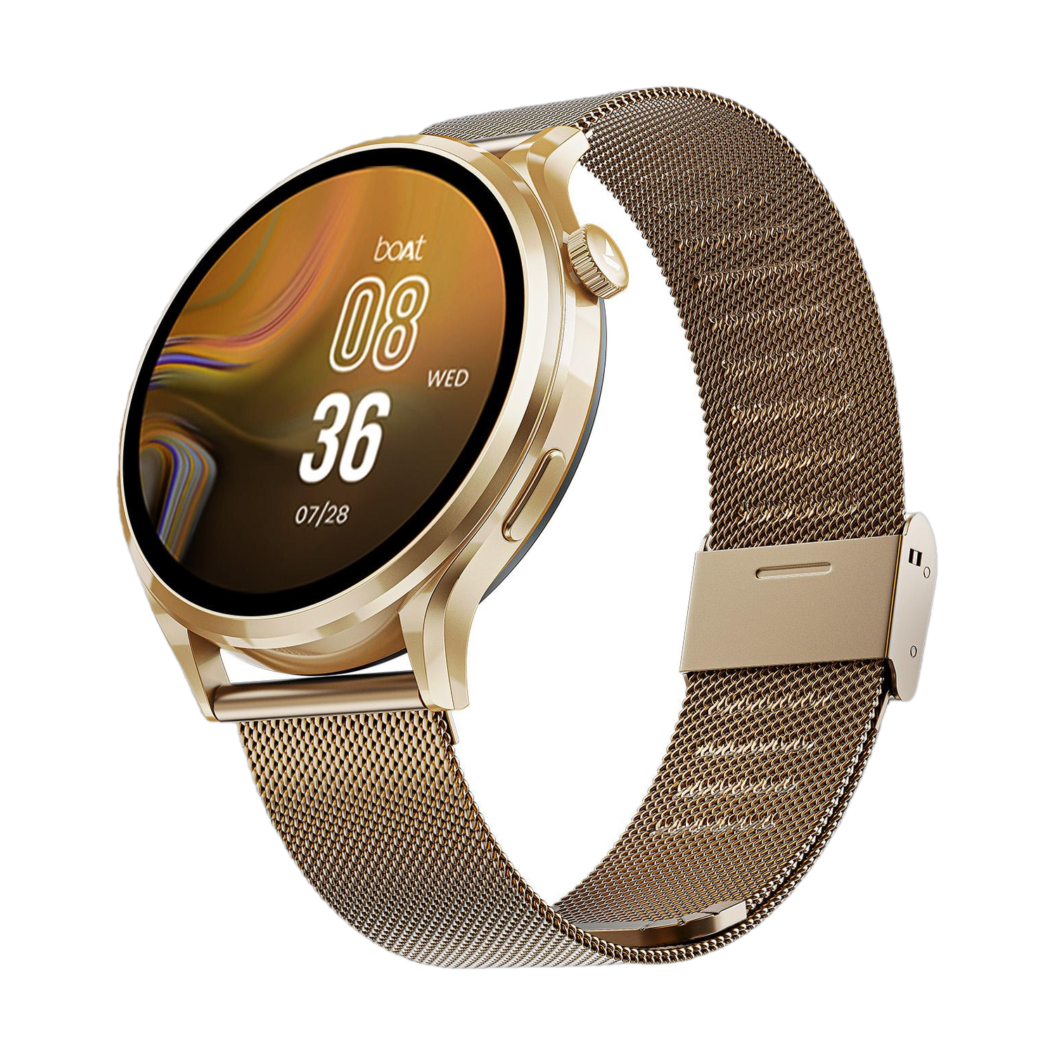 boAt Lunar Discovery Pro Smartwatch (Gold)