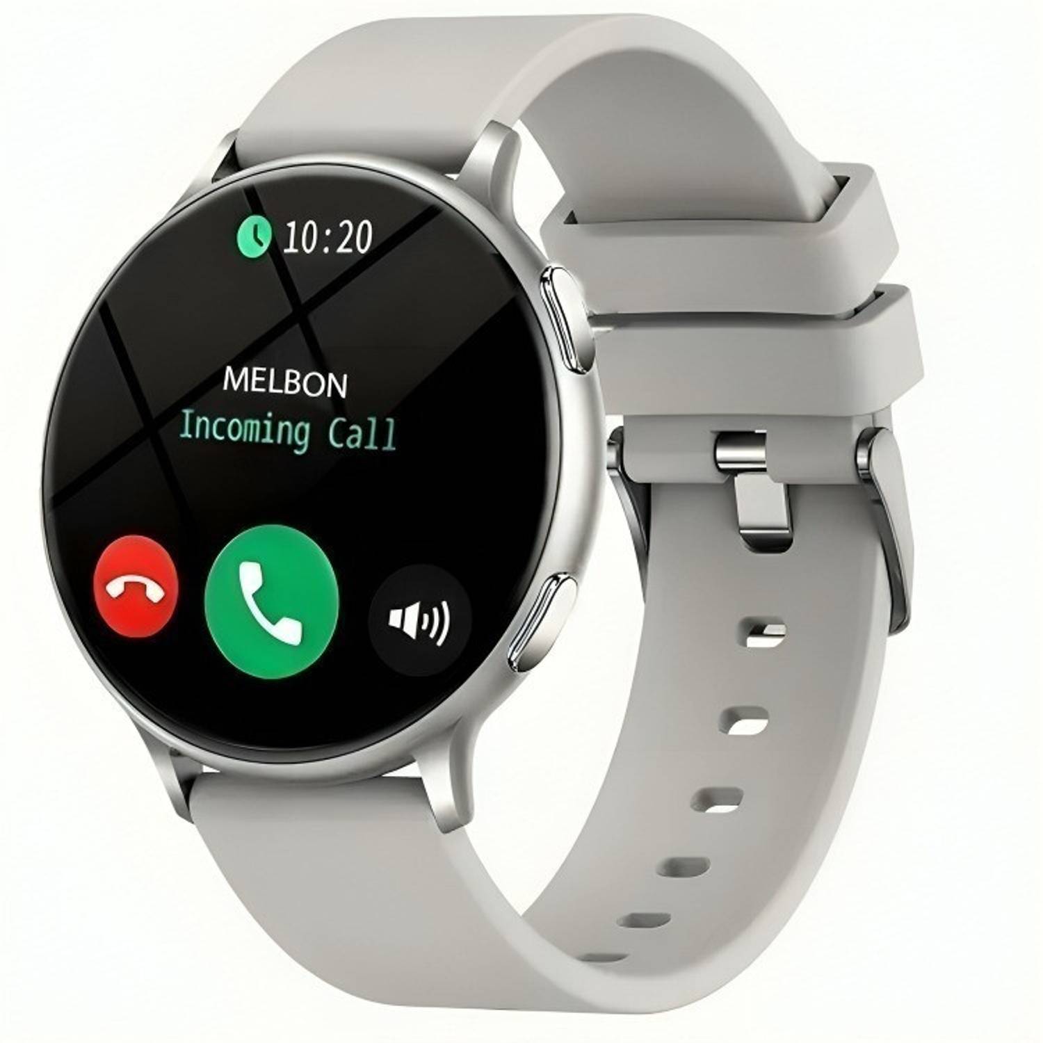 Melbon Active2 Grey Bluetooth Calling, Fitness, Multi-Sport Modes