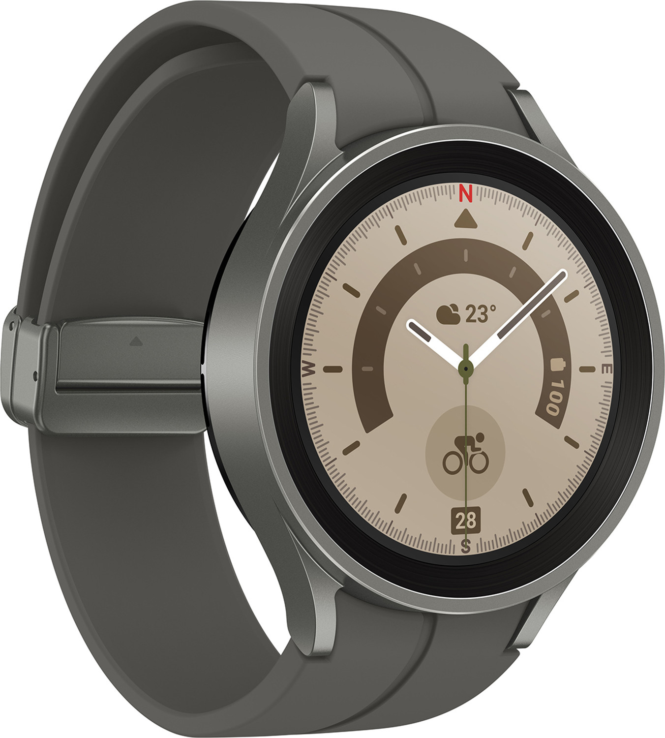 Image of Samsung Watch 5 pro45mmSuper AMOLED displayLTE callingwith advanced GPS tracking