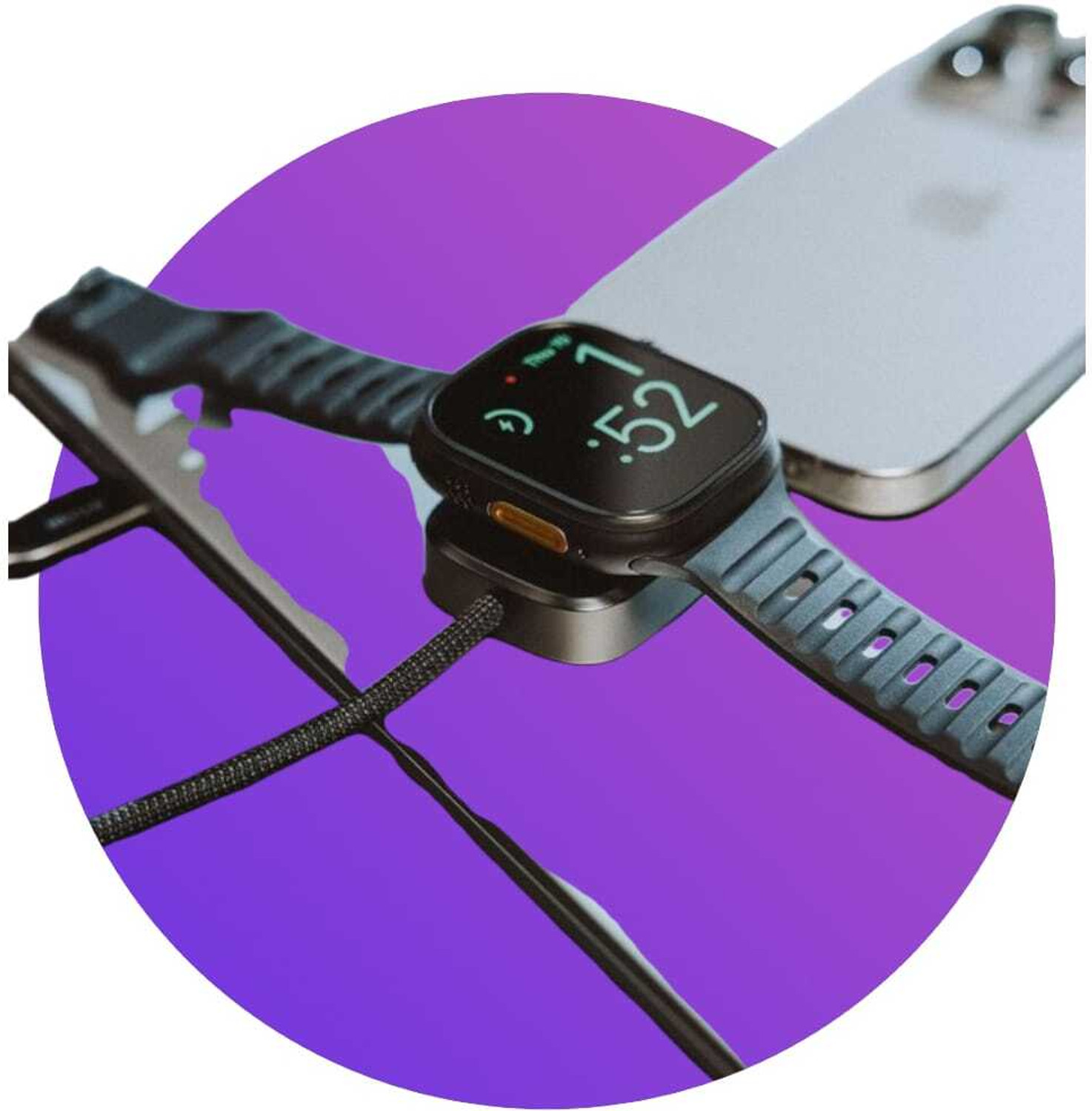 Image of Onikuma T800 BT watch 2in Big Screen Sunlight Proof Display Music Play Insta WA Notifier Smartwatch