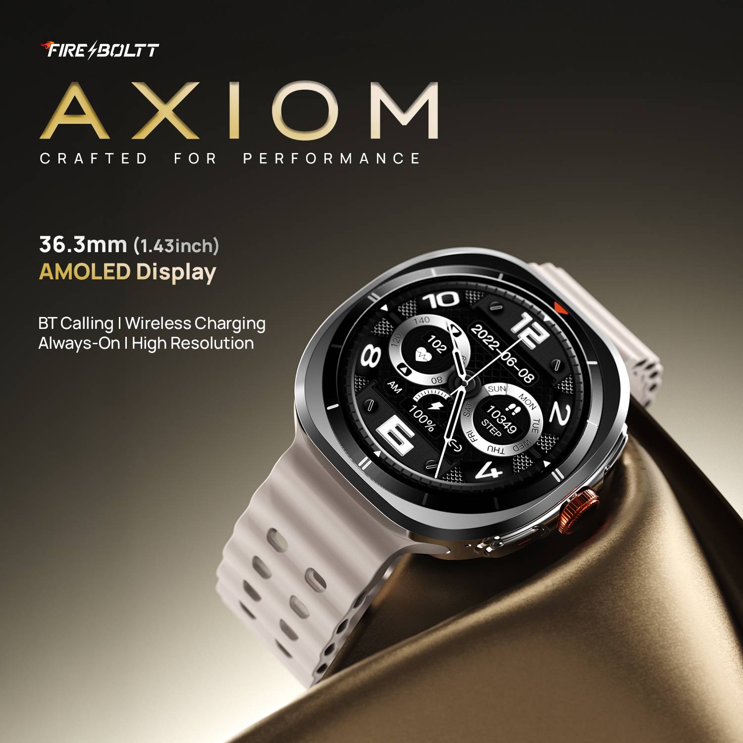Fire-Boltt Axiom 2026 1.43" AMOLED Smartwatch - Image 2
