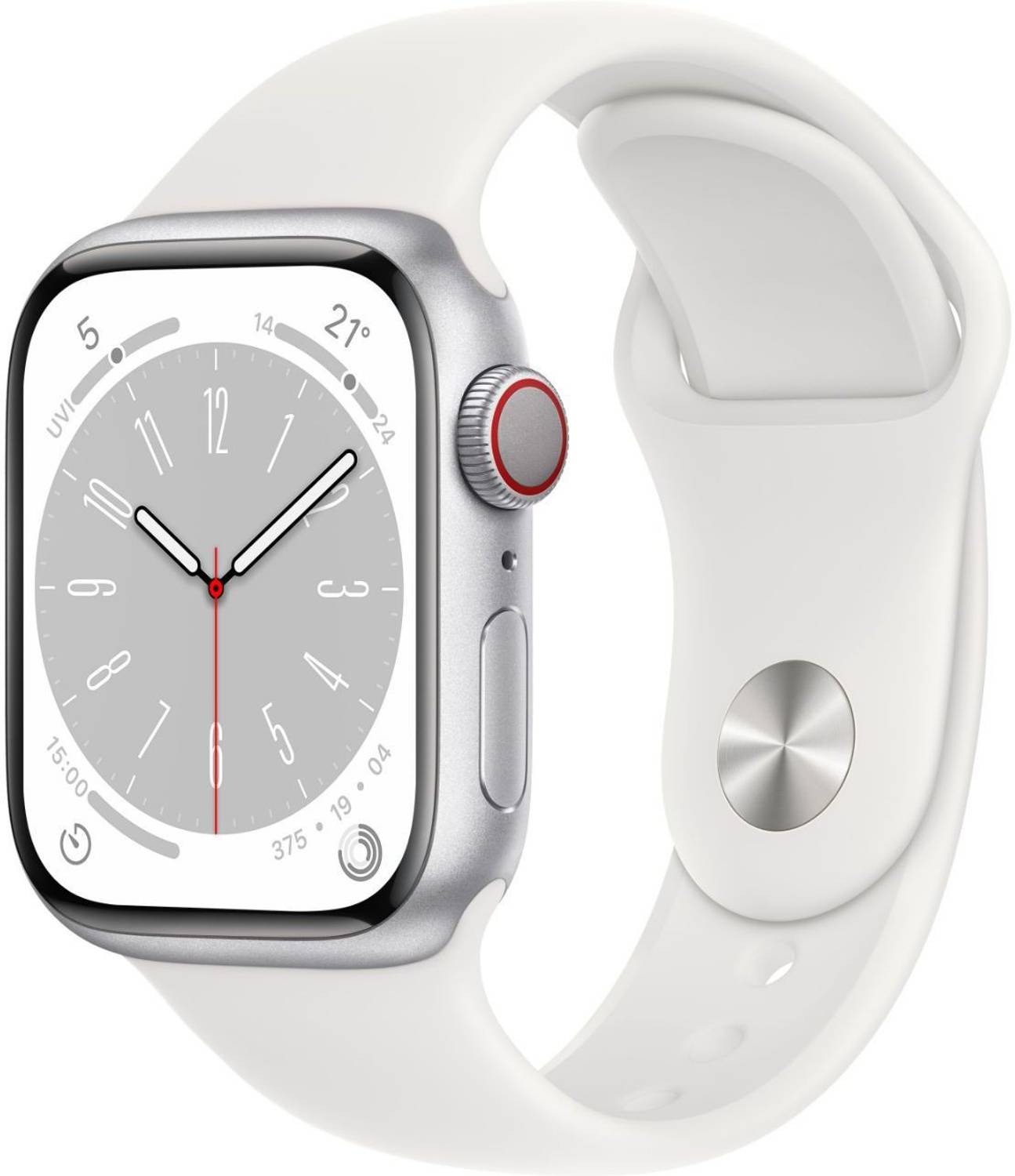 Apple Watch Series 8 GPS + Cellular with ECG app, Temperature sen