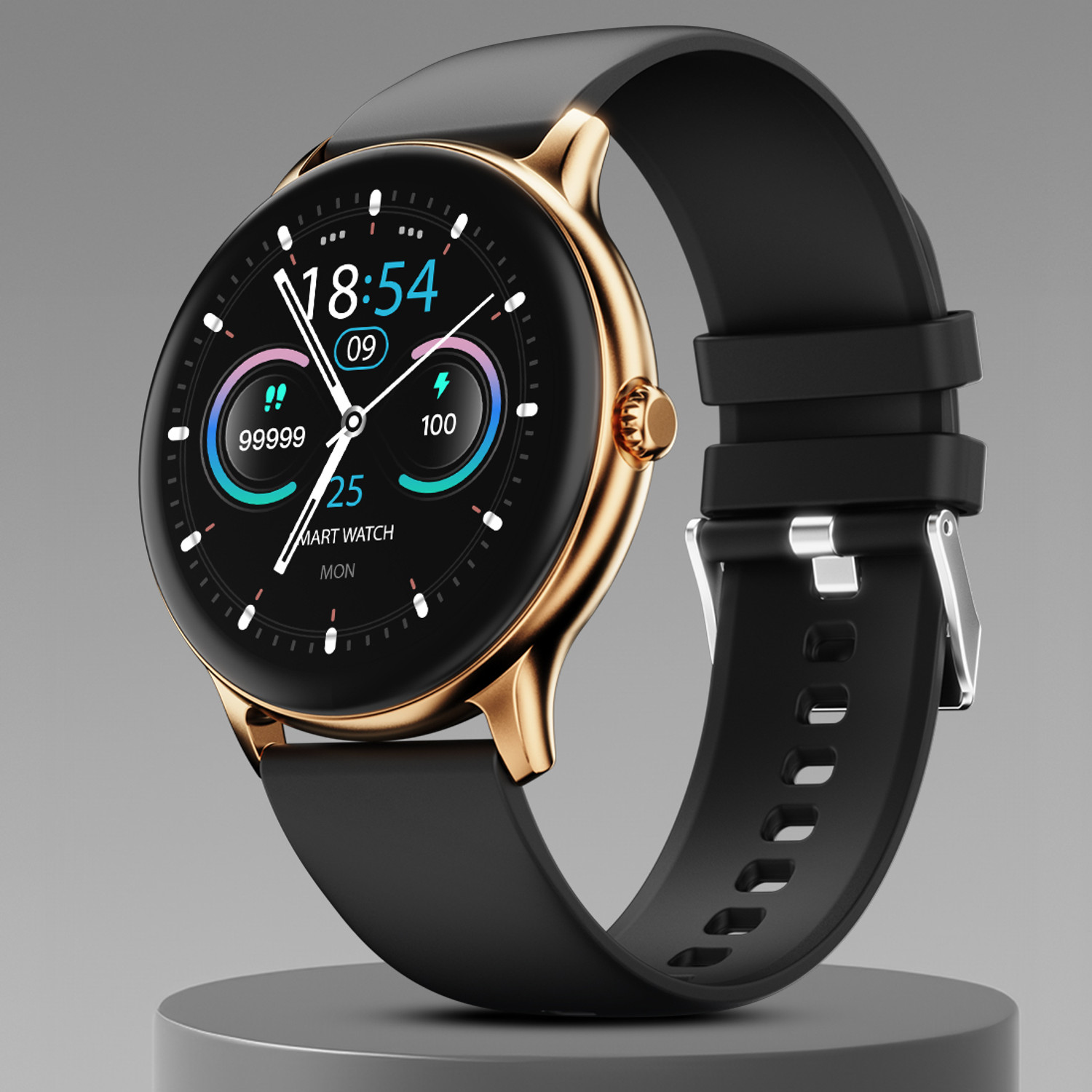 Image of Fire-Boltt Hurricane 33.02mm (1.3) Curved Glass Display with BT Calling, 100+ Sports Modes Smartwatch