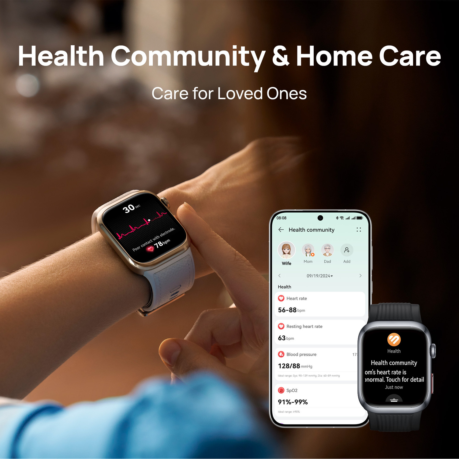 Huawei Watch D2,1.82''AMOLED,Blood Pressure Monitoring,Sleep Breathing ...