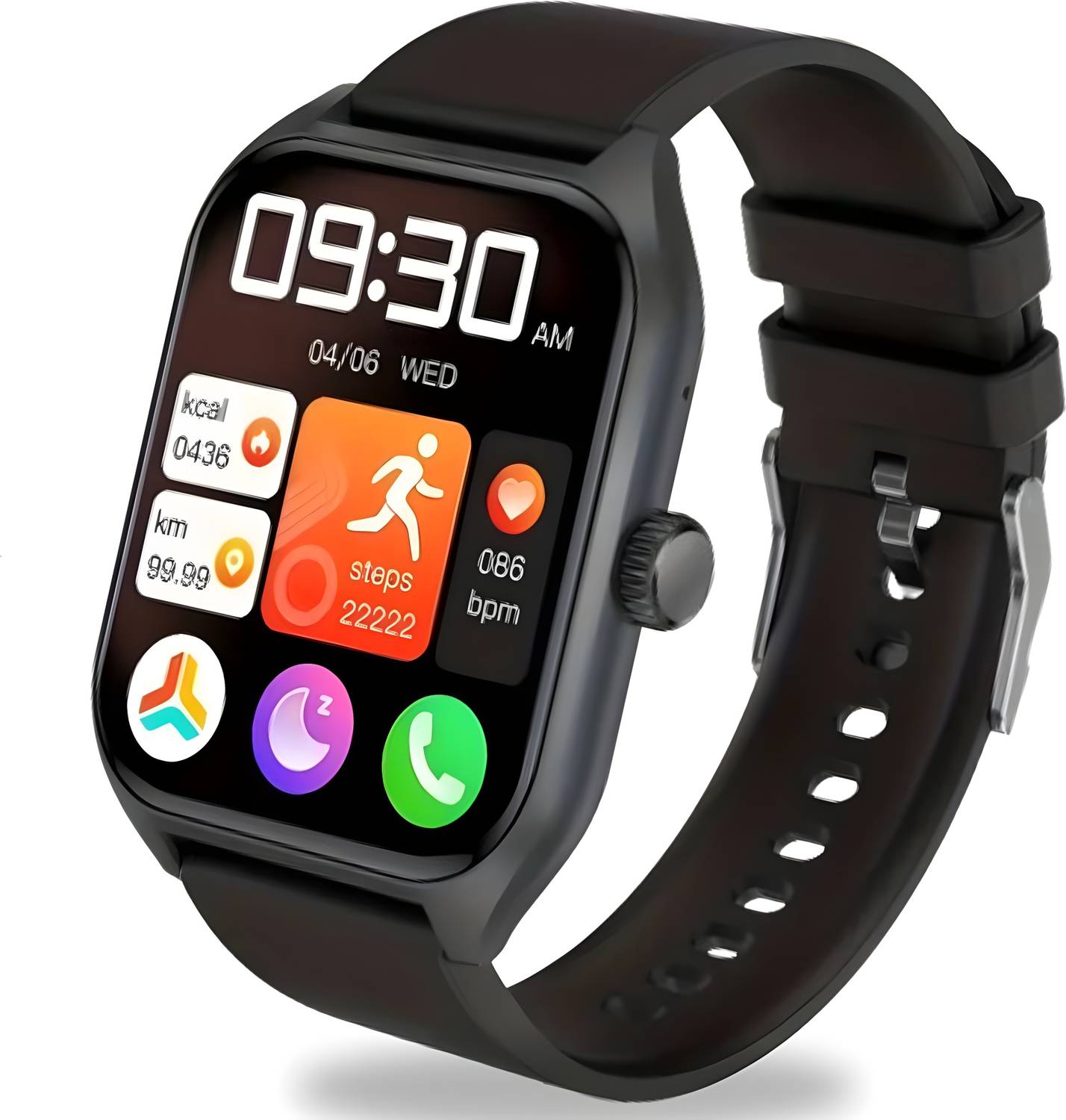 Melbon LAXFIT 2.01 AMOLED Display, Smart Health Monitoring, Fitne
