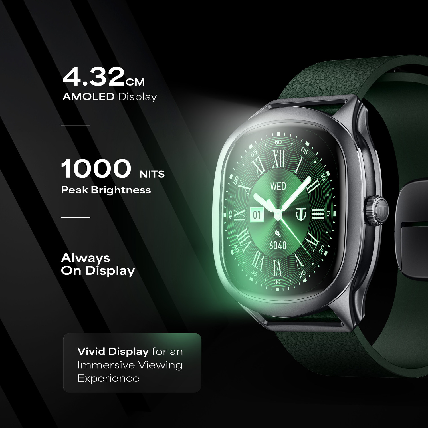 Image of Titan Evoke S Premium Design | Amoled Display | AI Watch Faces | BT Calling Smartwatch