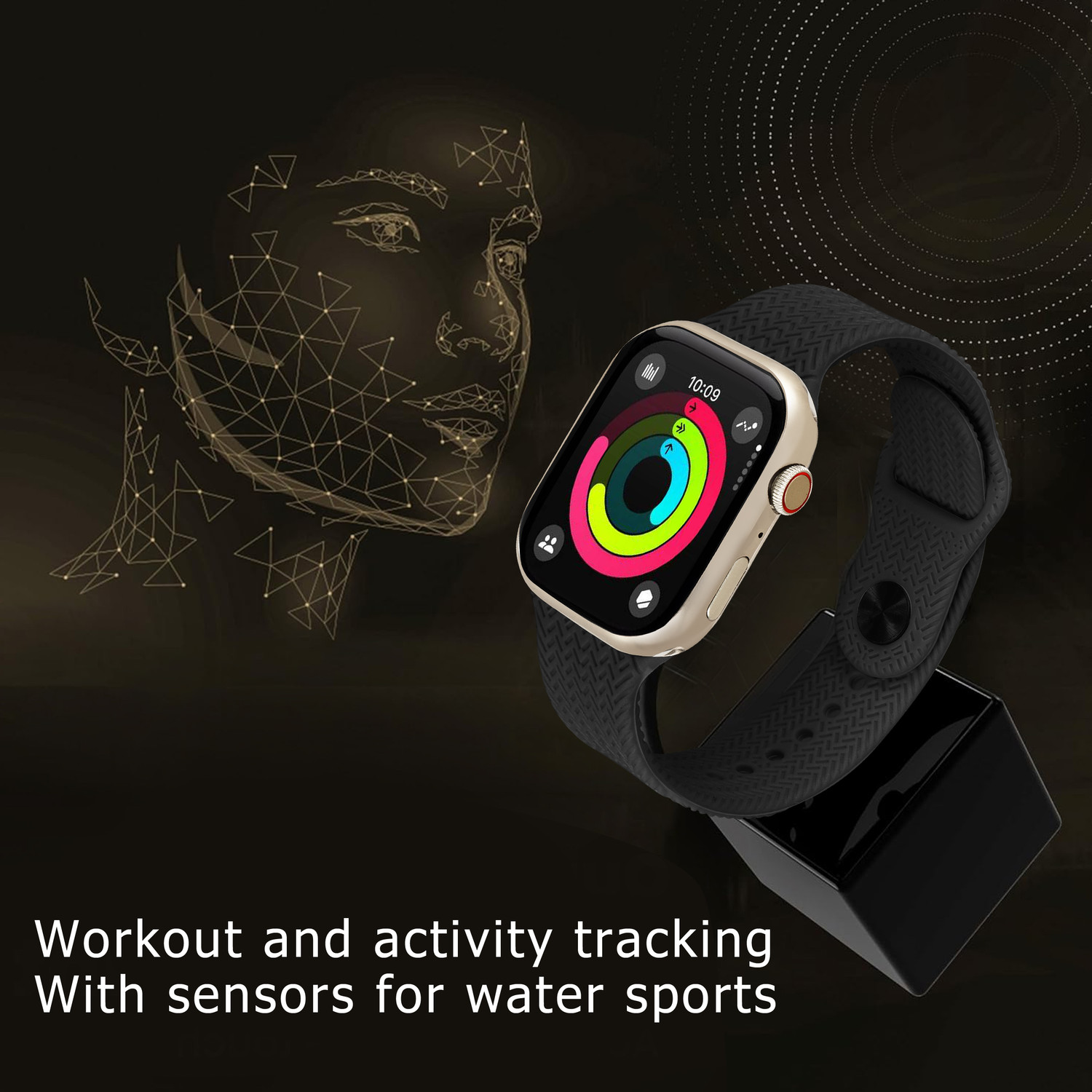 Image of RelElseTech Series10 Calling Fitness Heart Rate Tracking Kids Girls &Boys,Women (6-35Years) Smartwatch
