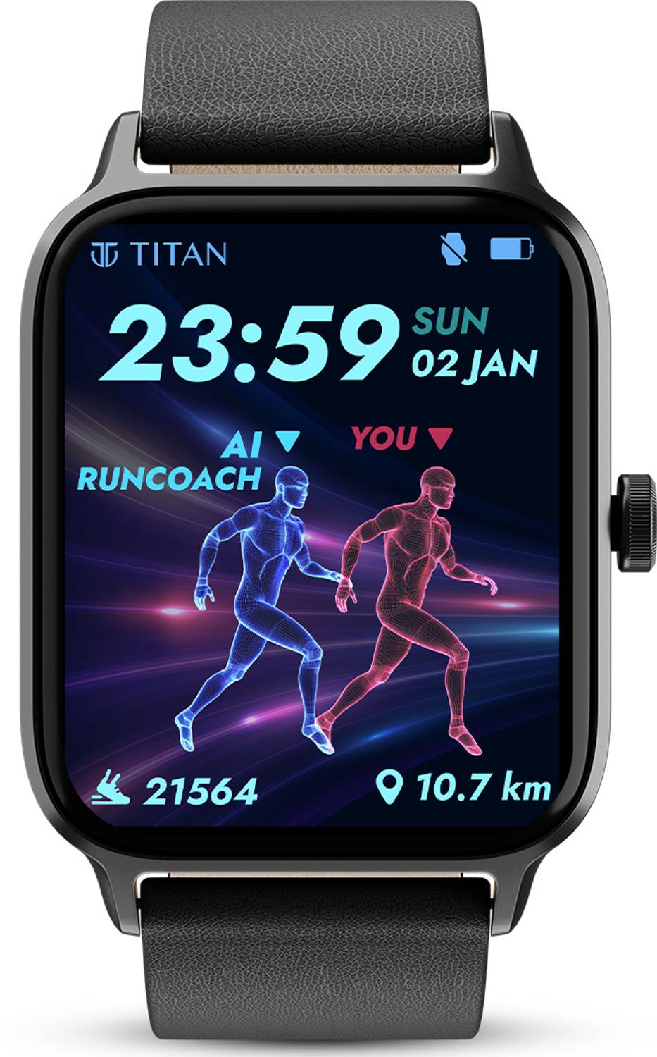 TITAN Traveller India's First FITVERSE Advanced In-Built GPS Runn