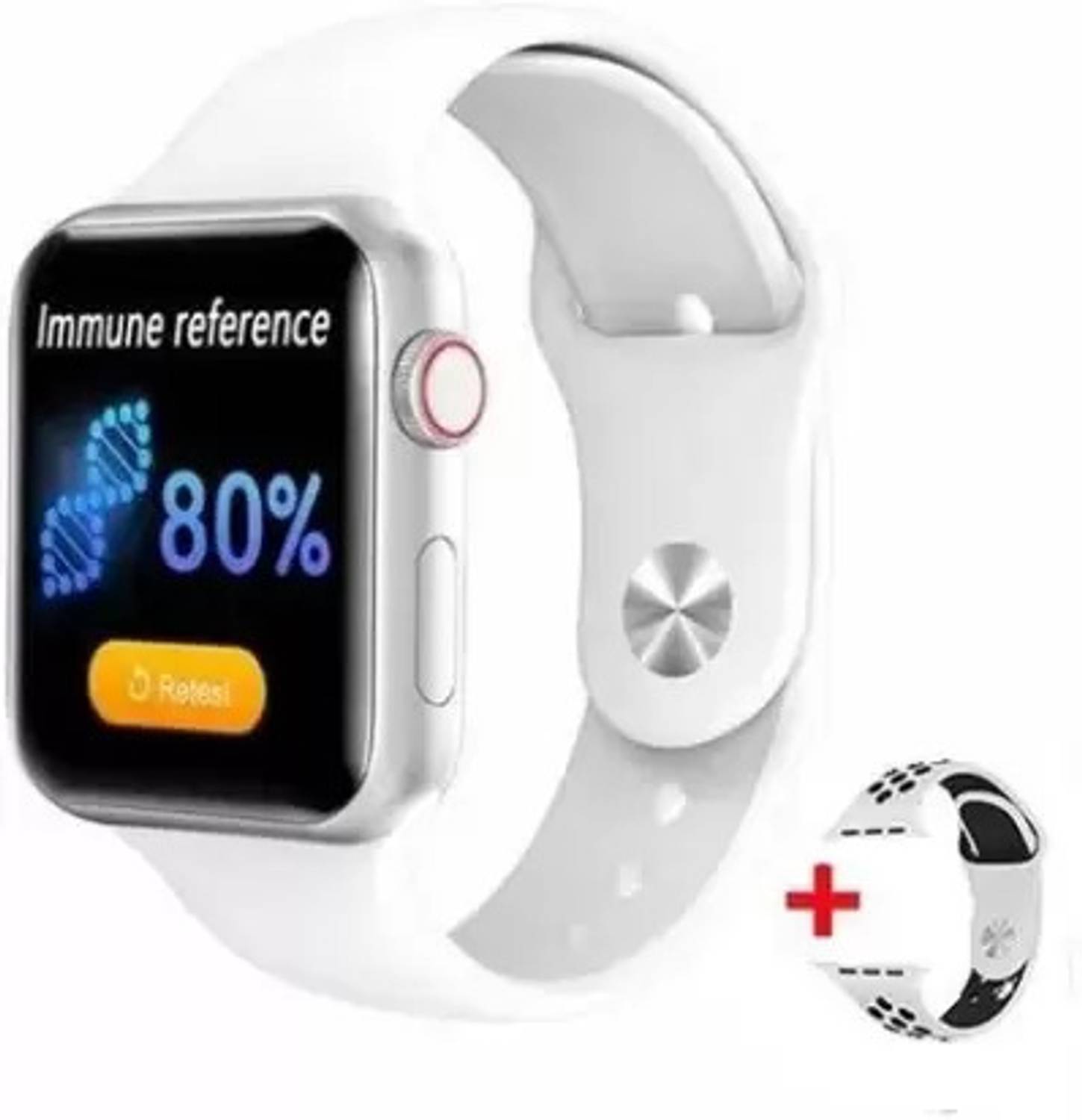 VYGHA COLLECTION T55 Bluetooth Calling Smartwatch Touch Display Fitness tracker with ultra strap Smartwatch