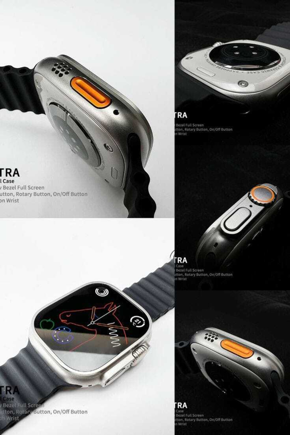 Image of Onikuma T800 BT watch 2in Big Screen Sunlight Proof Display Music Play Insta WA Notifier Smartwatch