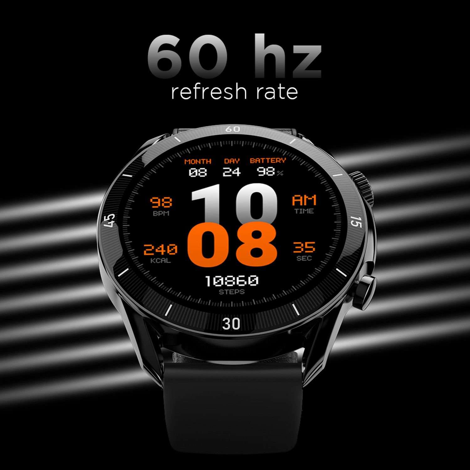 Image of Fire-Boltt Legacy 36.3mm (1.43 inch) AMOLED Display, Bluetooth Calling Wireless Charging Smartwatch