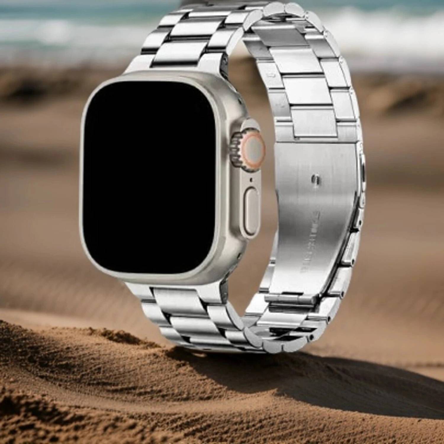 Congi T800 Ultra Metal Silver Smartwatch - Image 3