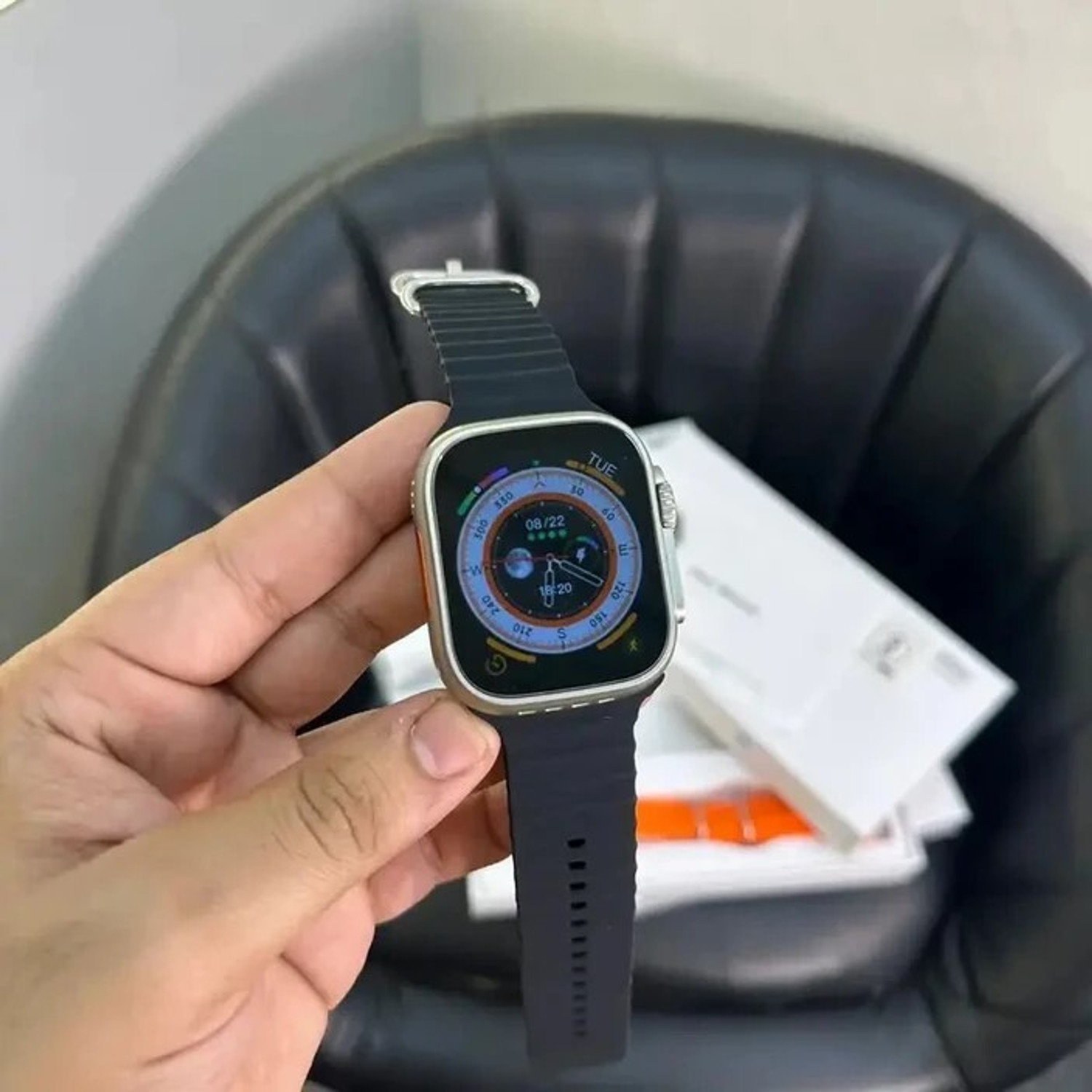 Image of Onikuma T800 BT watch 2in Big Screen Sunlight Proof Display Music Play Insta WA Notifier Smartwatch