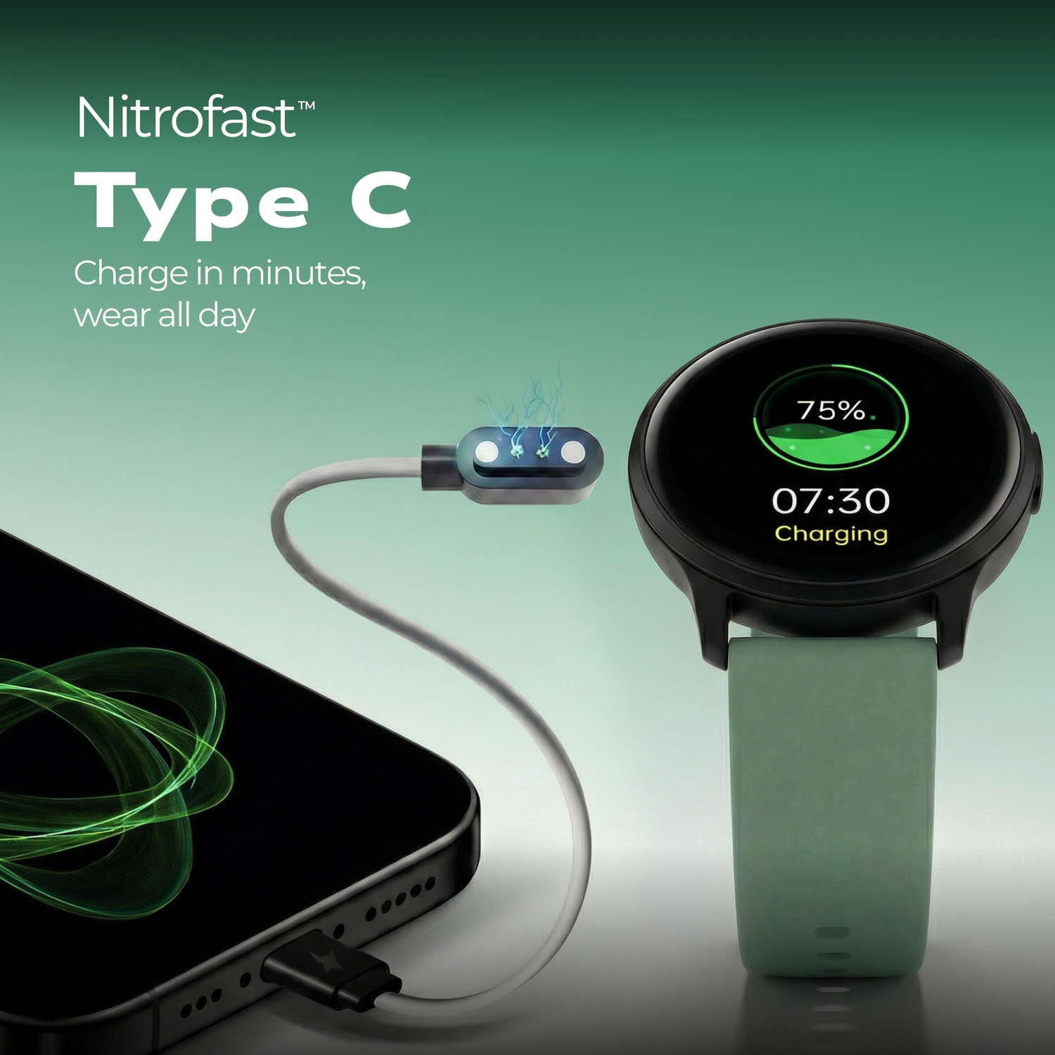 Image of Fastrack Jupiter R3 BT Calling | Premium Round Dial | Fast Charging | 5 days Battery Smartwatch
