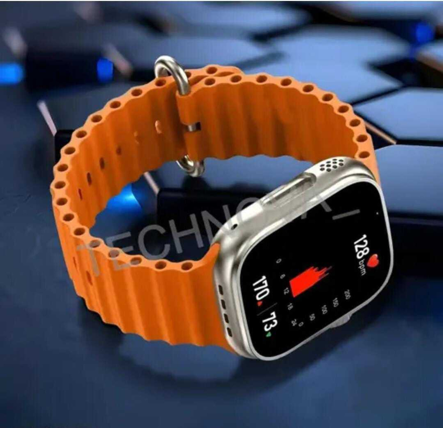Image of Onikuma T800 BT watch 2in Big Screen Sunlight Proof Display Music Play Insta WA Notifier Smartwatch