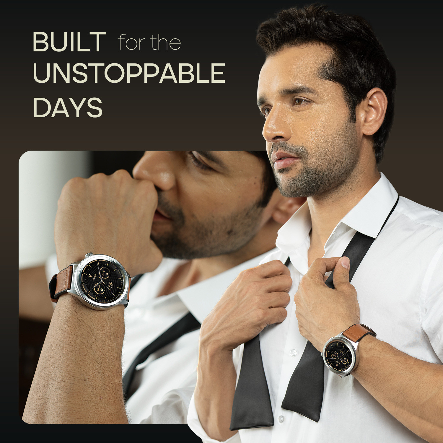 Image of Noise Halo 2 1.43 inch AMOLED, Rotating Axe-Cut Bezel, Stainless Steel Build, BT Calling Smartwatch