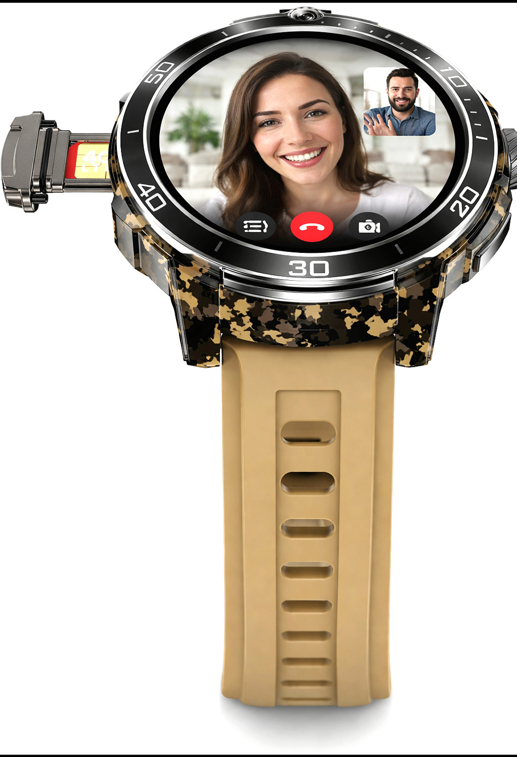 Image of Correngo Wrist Smart Phone - 4G SIM /LTE /Wi-Fi /Android OS /Play Store Unlimited Apps /GPS Smartwatch