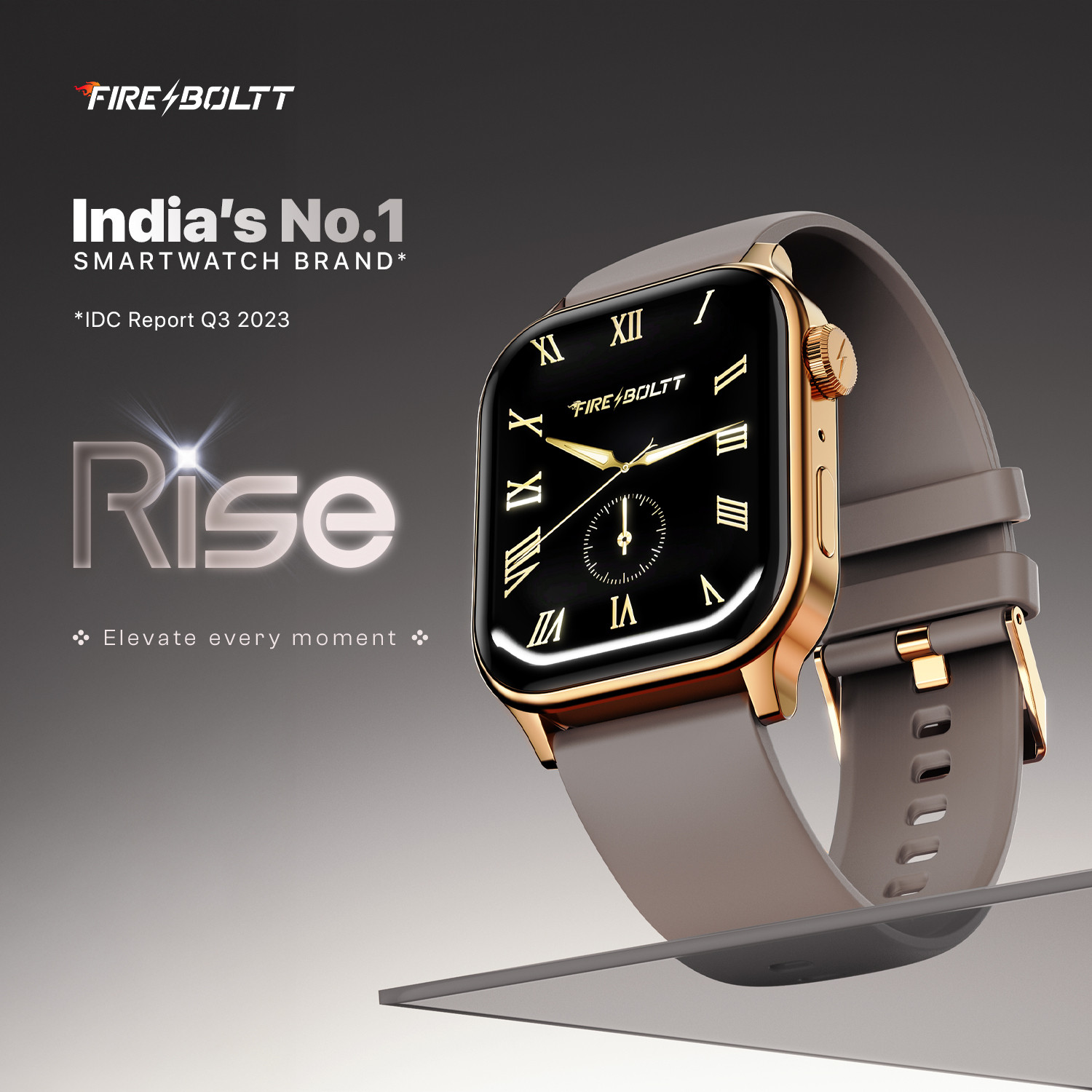 Image of Fire-Boltt Rise Bluetooth Calling 47mm (1.85) & Rotating Crown, 123 Sports Smartwatch