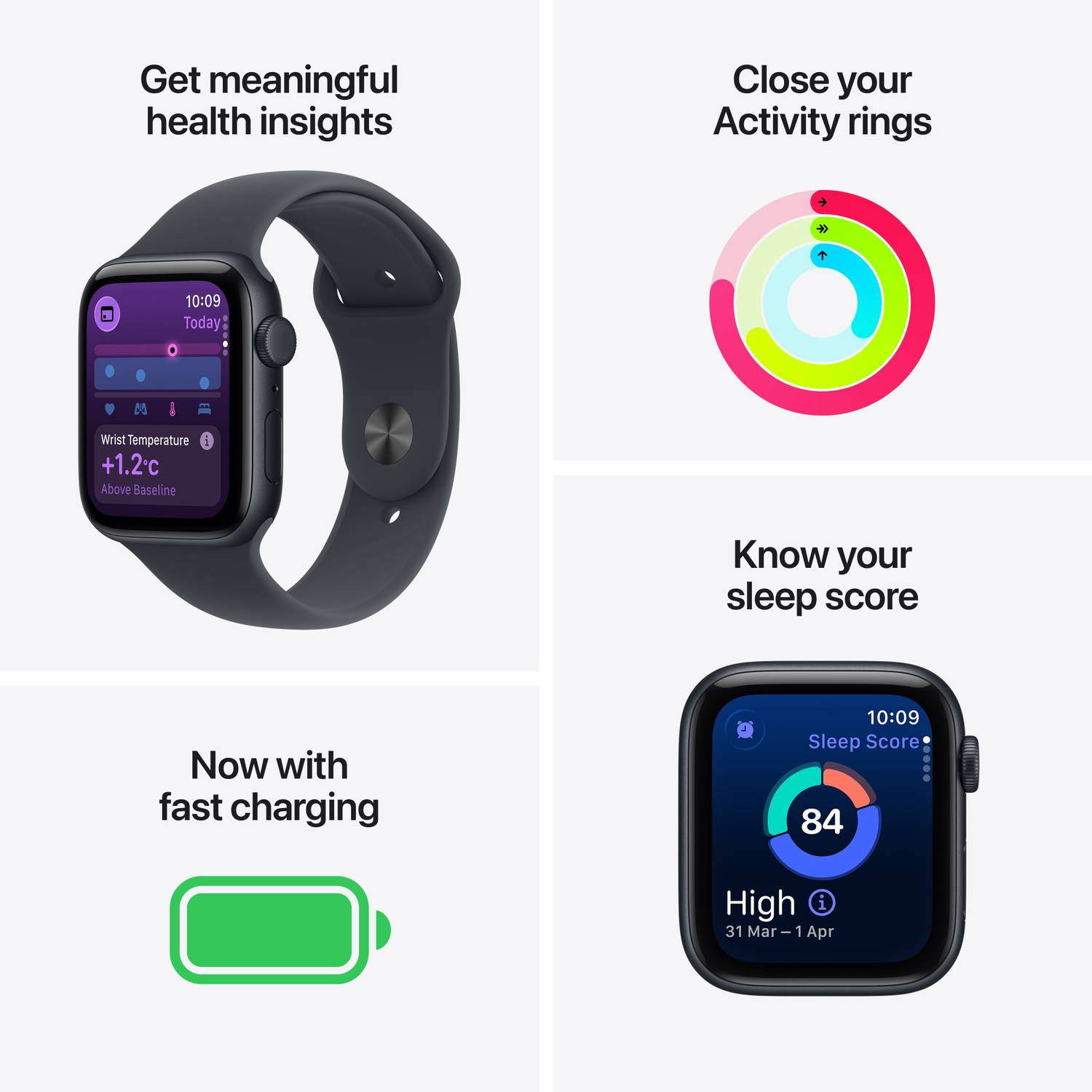 Apple Watch SE 3 44mm Starlight Aluminium - Image 3