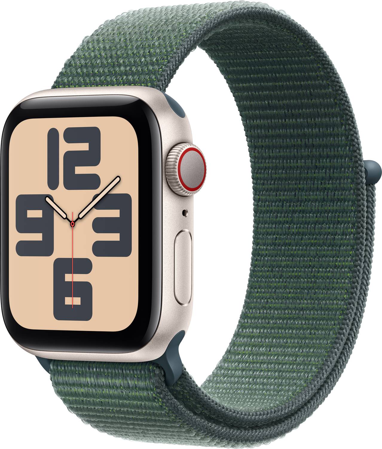 Apple Watch SE GPS + Cellular 40mm Starlight Aluminium with Lake