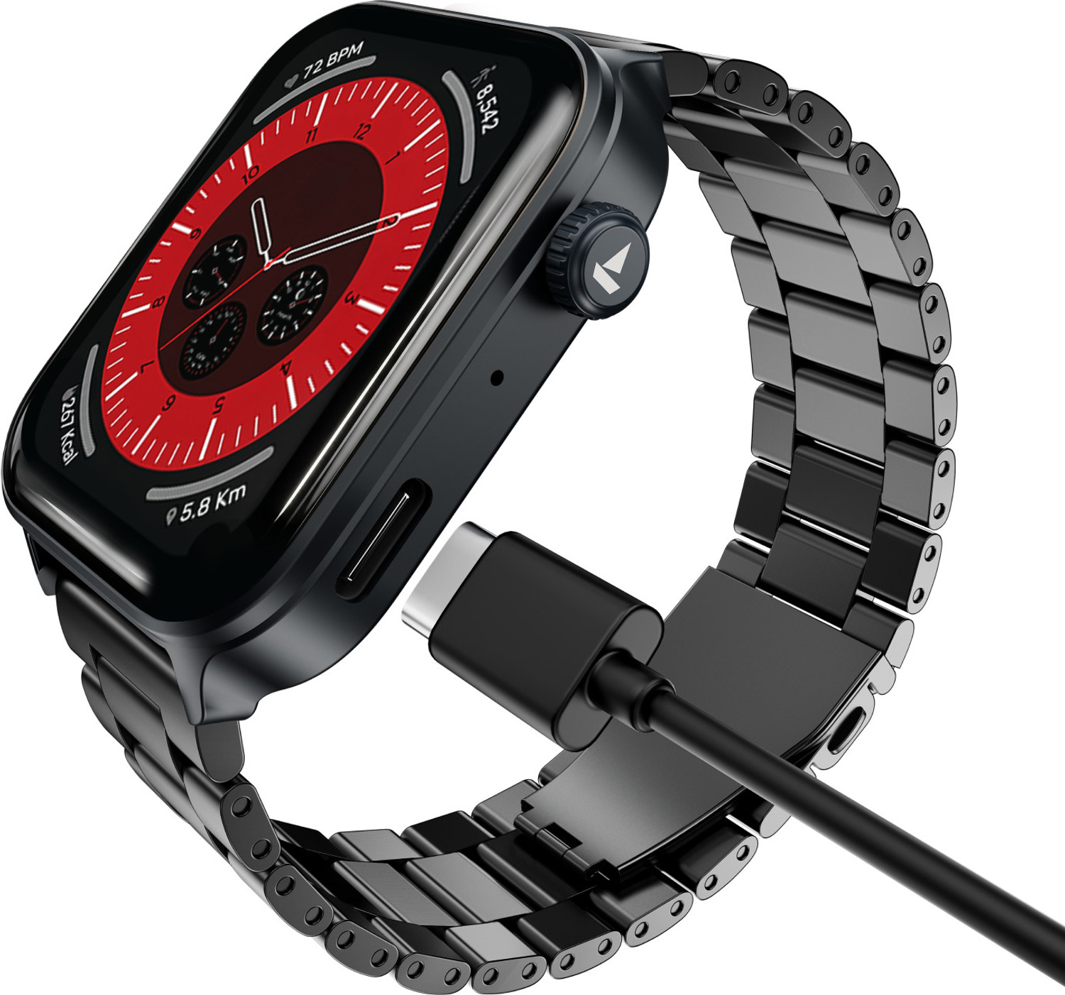 Image of boAt Storm Call 4 Smartwatch, Type-C Charge, HD Display,Functional Crown, BT Calling Smartwatch